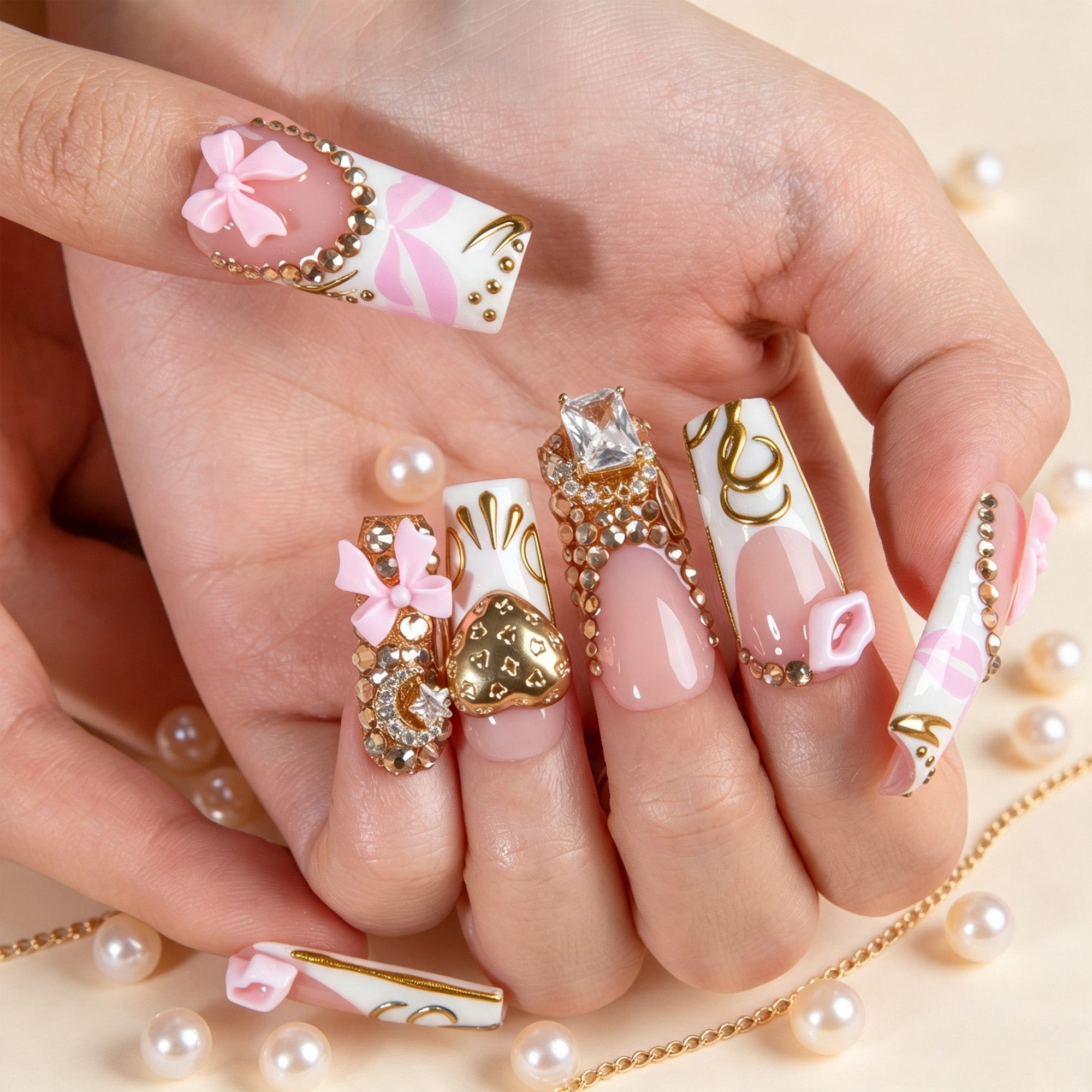 Pink Devotion Handmade Nails H925