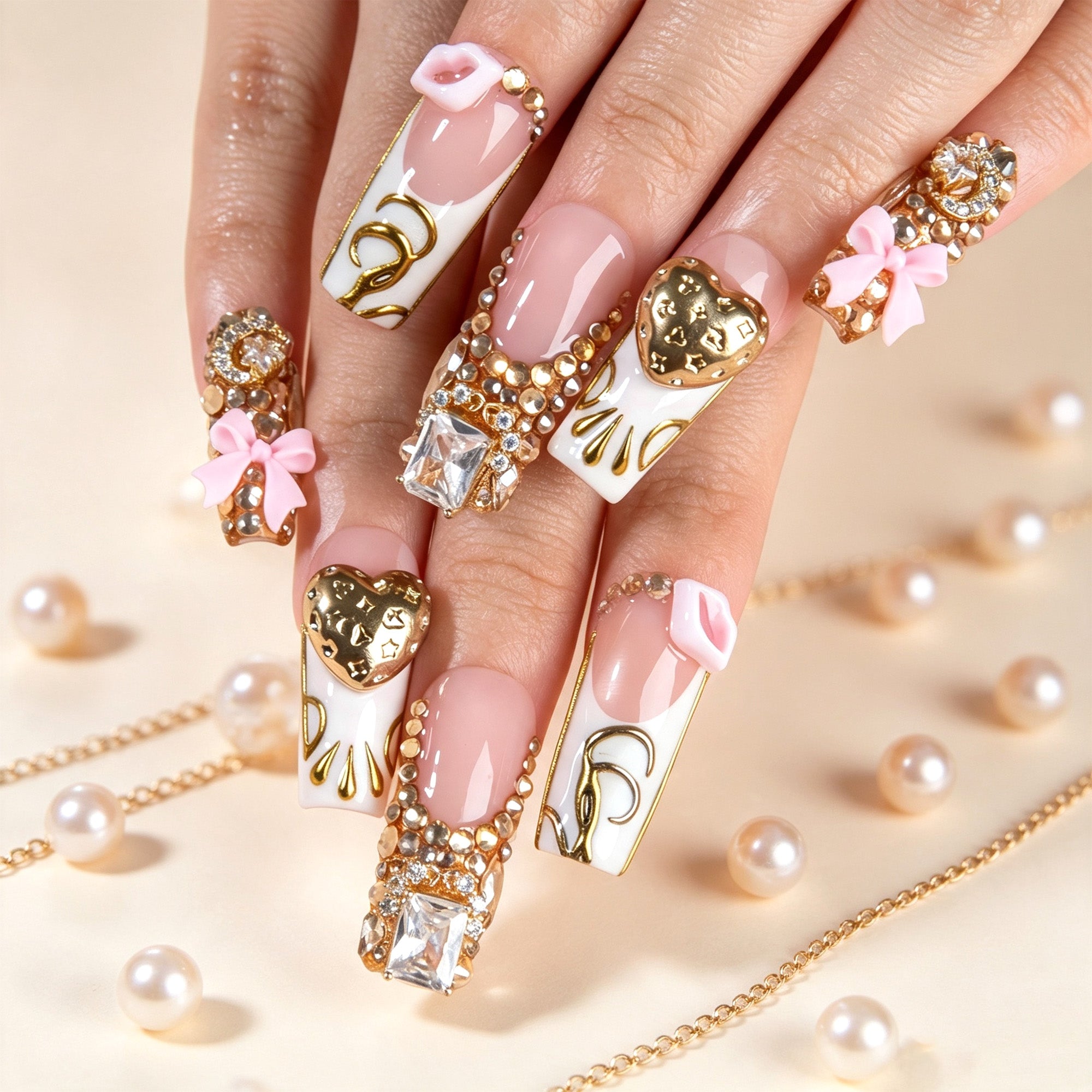 Pink Devotion Handmade Nails H925