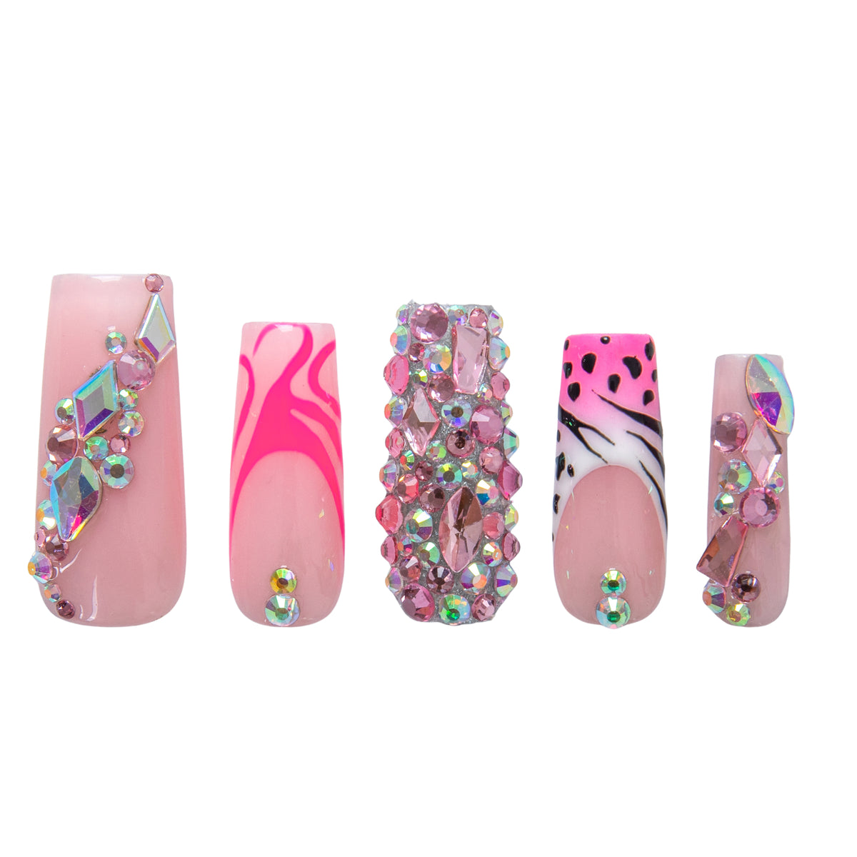 Pink Obsession Handmade Nails H949