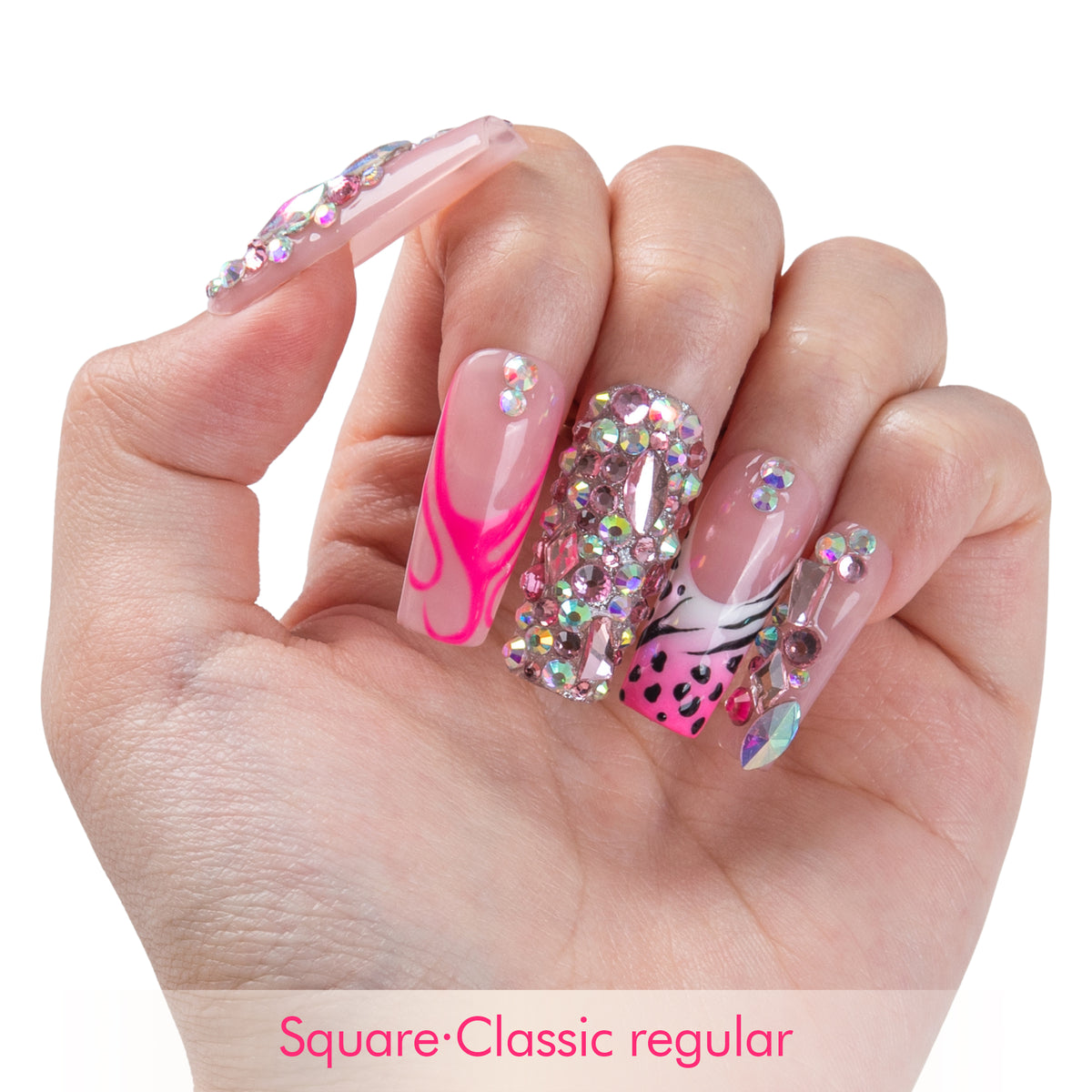 Pink Obsession Handmade Nails H949