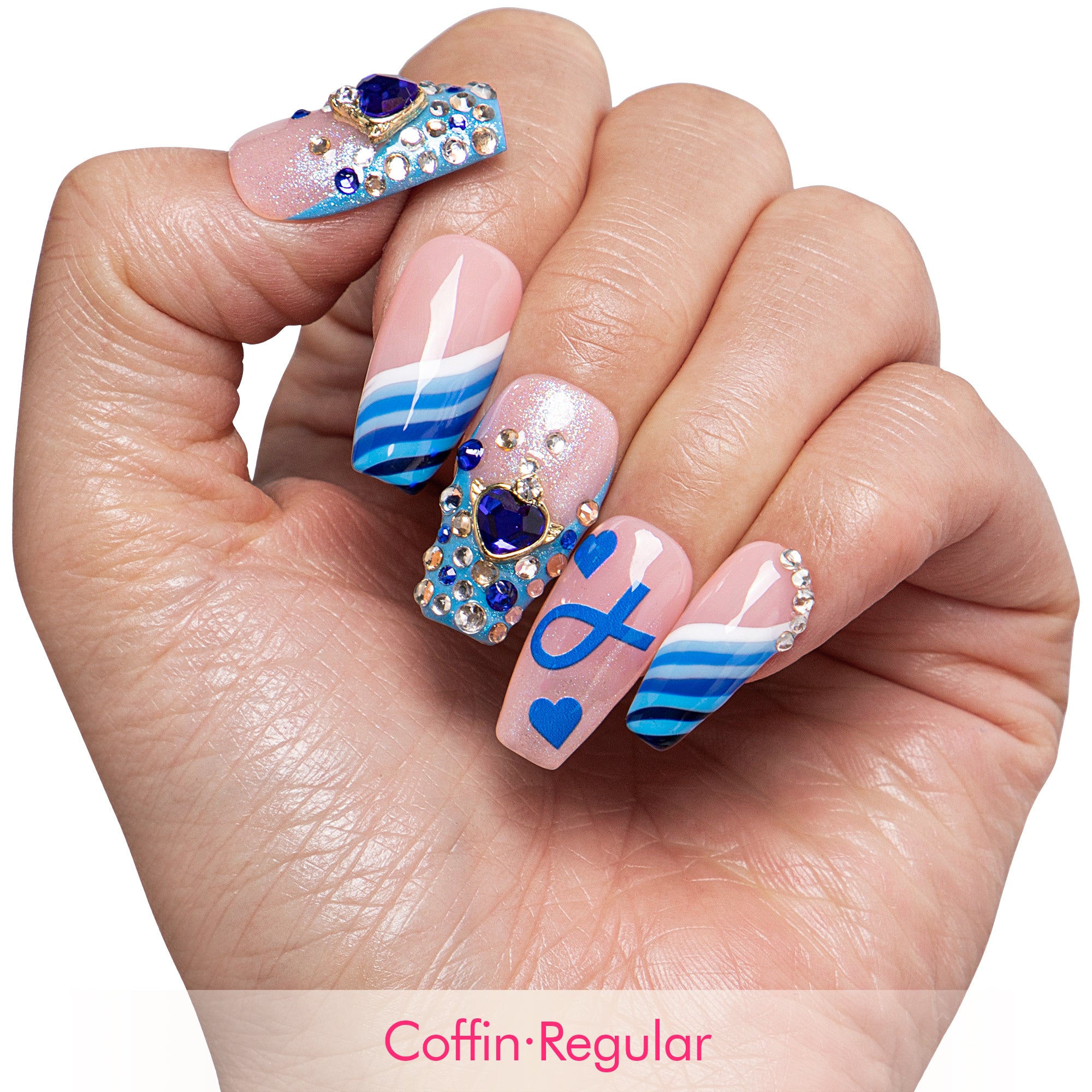 Hope Prevails Handmade Nails H977