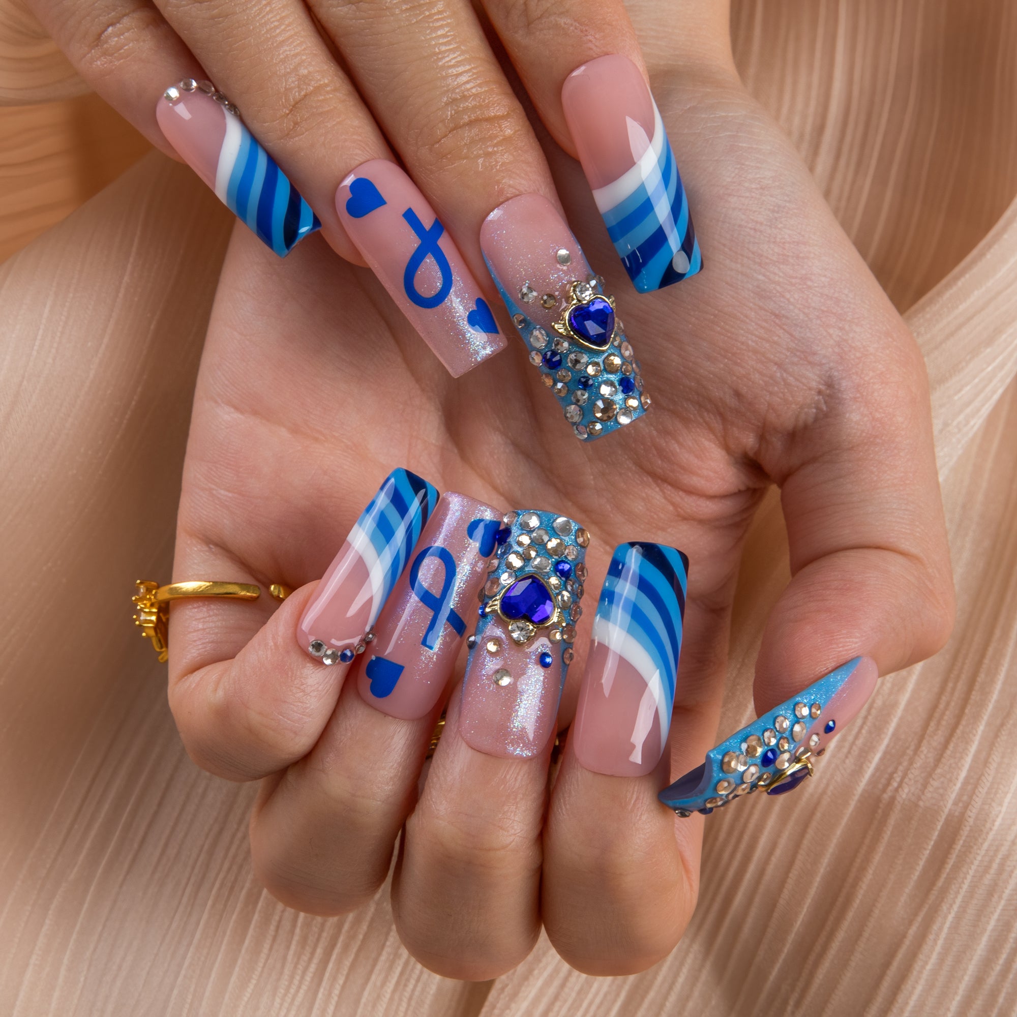 Hope Prevails Handmade Nails H977