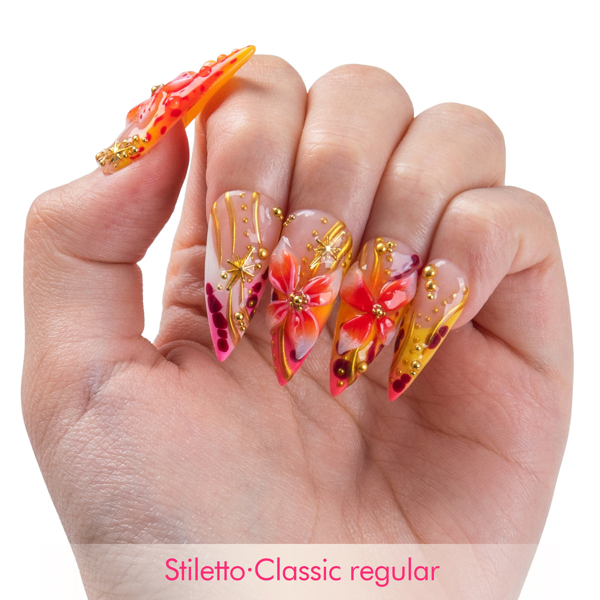 Sunlit Paradise Handmade Nails H988