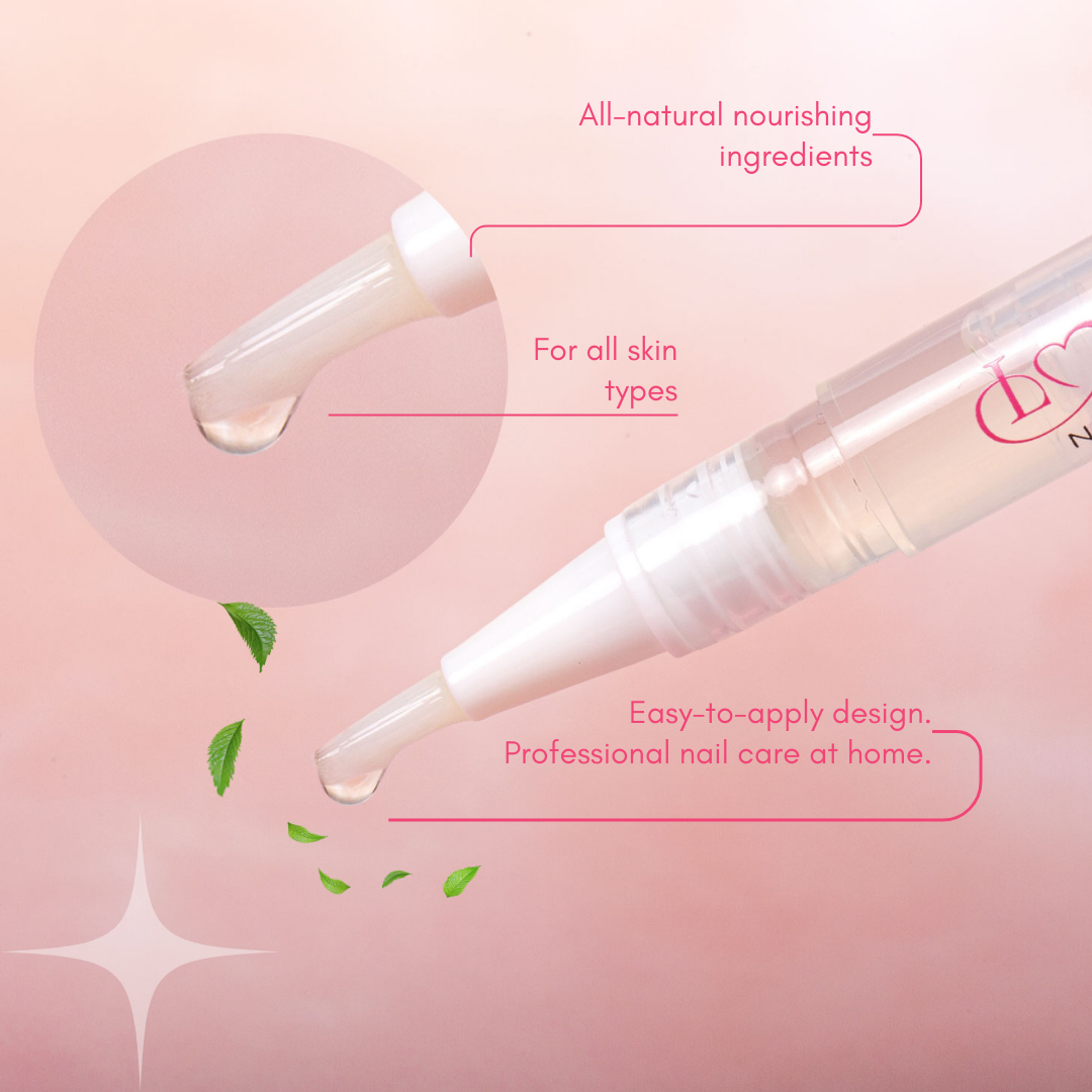 Nail Growth Oil Pen, easy to apply, all natural ingredients, professional nail care