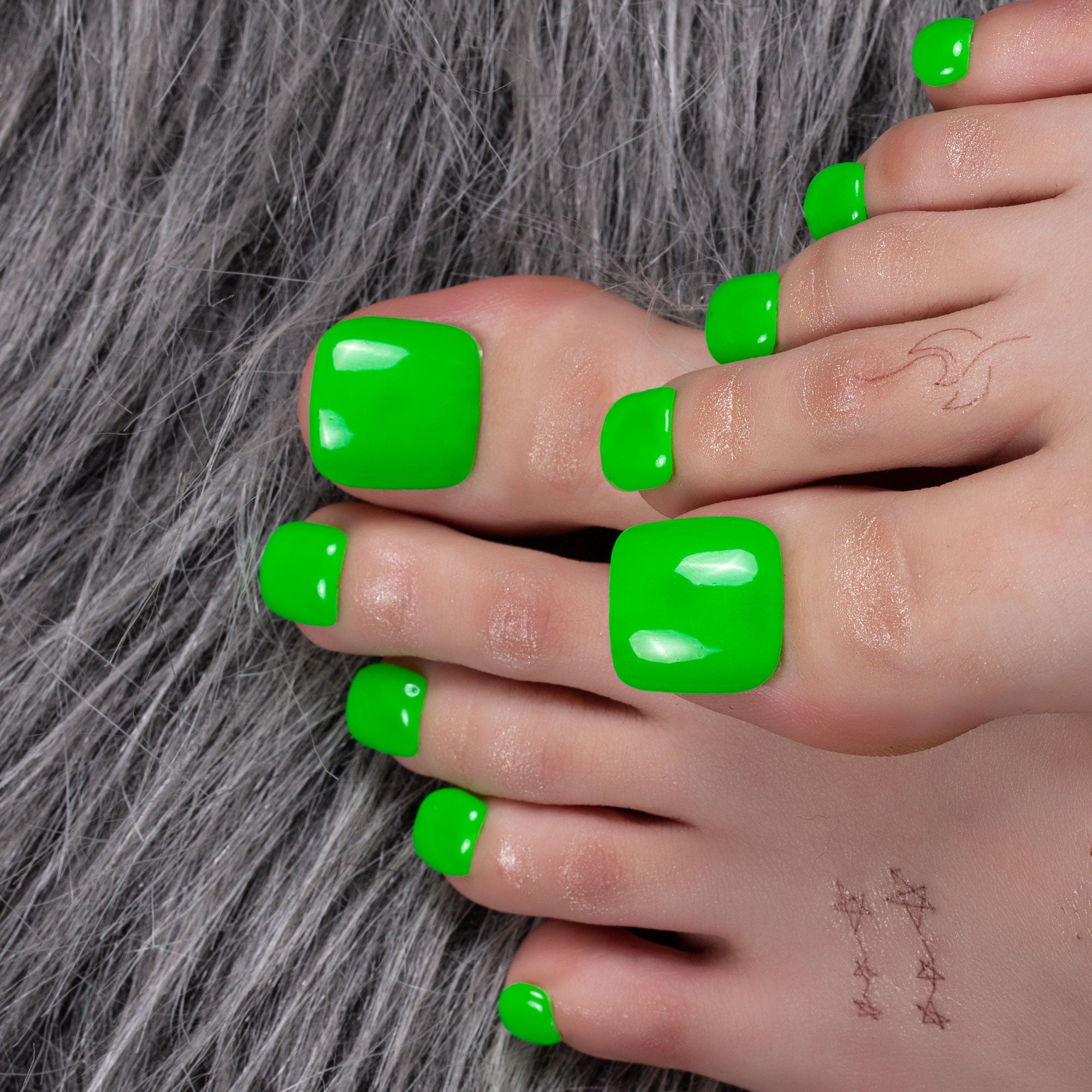 Matcha T418 Toe Nails - 20Pcs Free Size