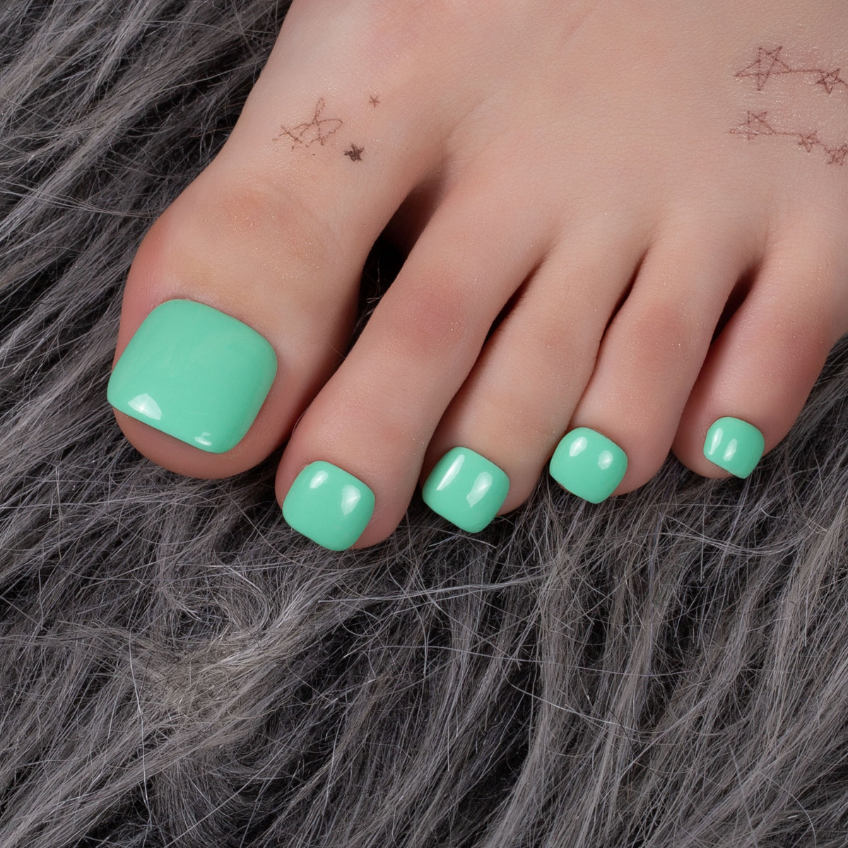 New Mint T419 Toe Nails - 20Pcs Free Size