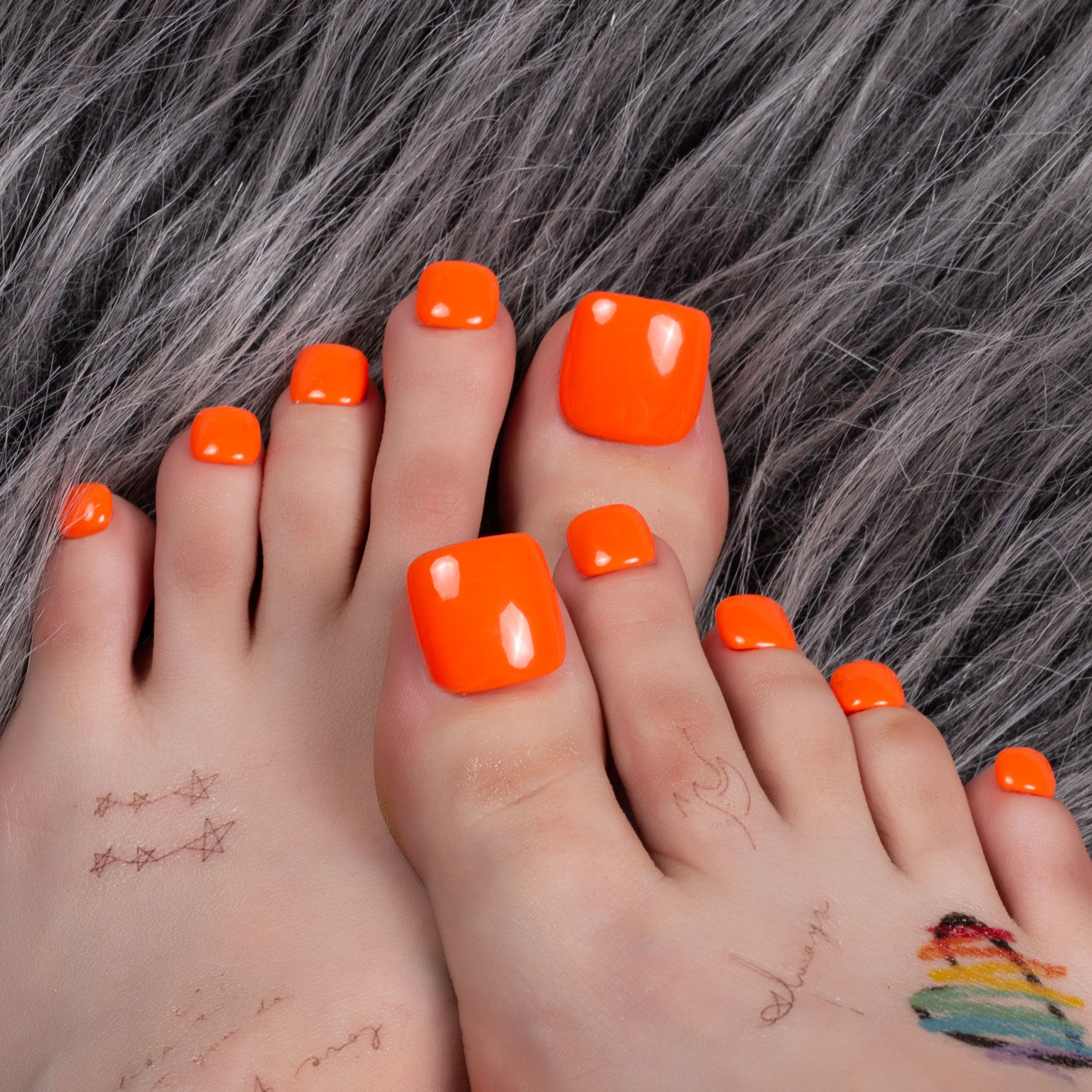 Neon Sunshine T425 Toe Nails - 20Pcs Free Size