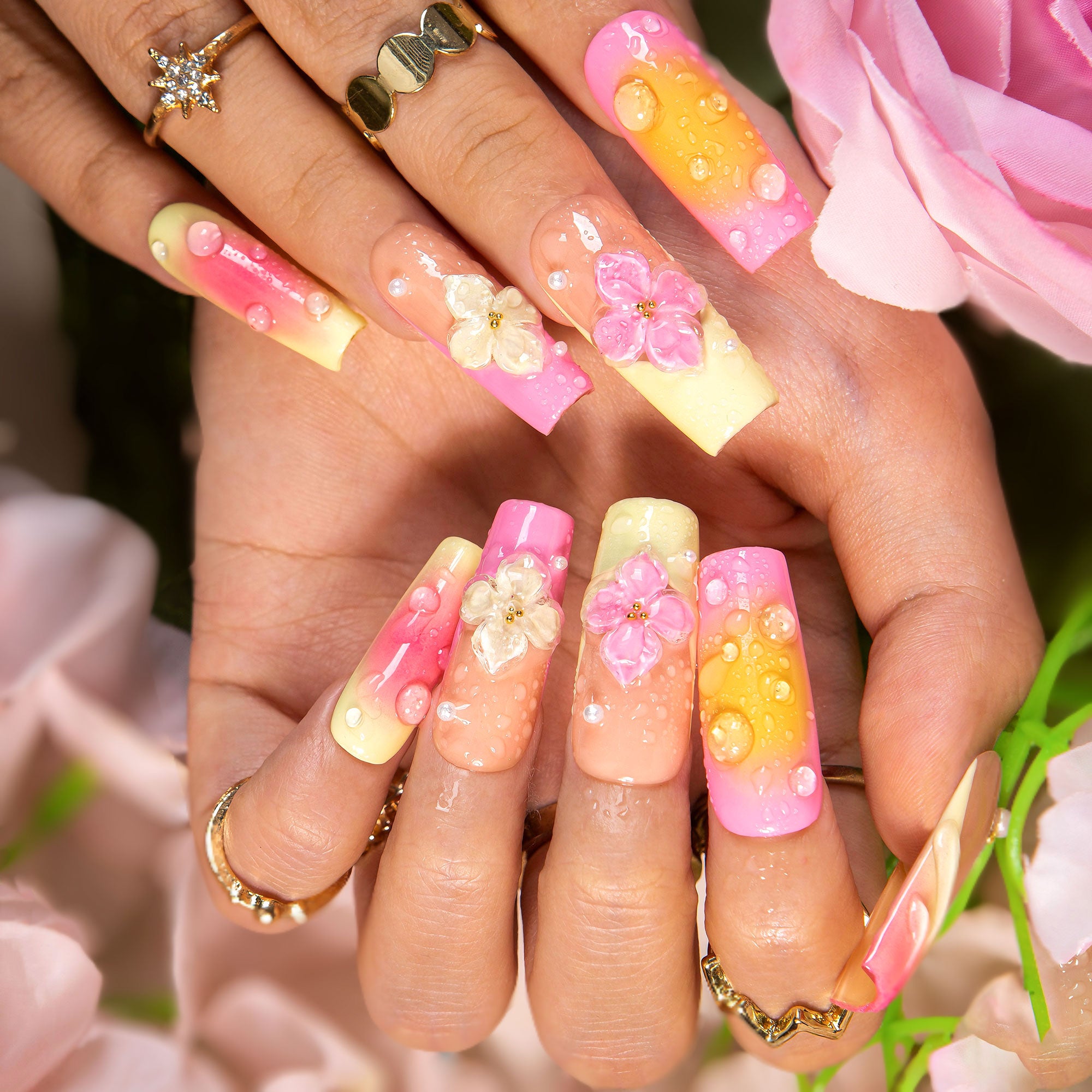 Siren Instinct Handmade Square Nails H555 RTS