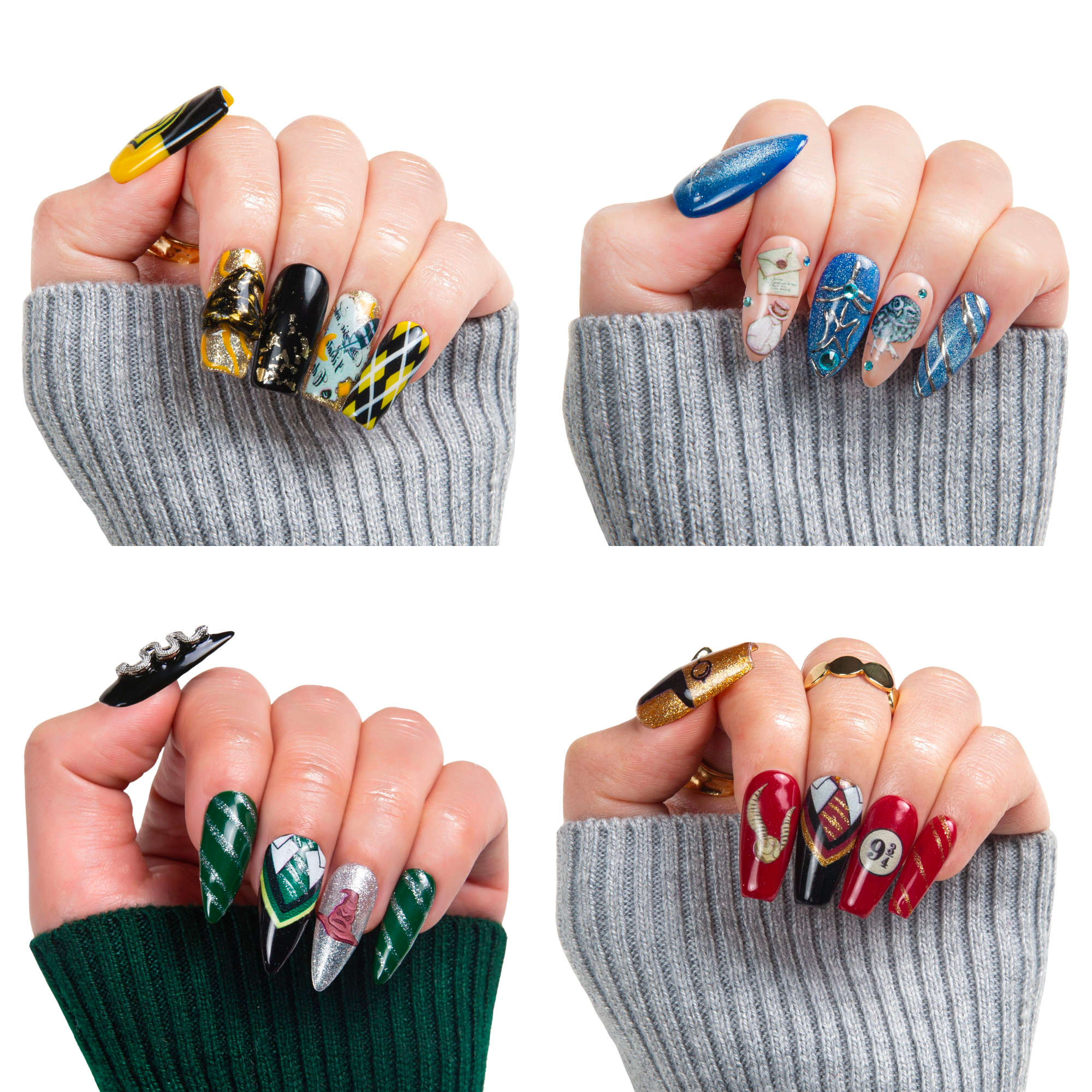 Daring-Ambition-Wisdom-Loyalty Handmade Nails Collection RTS