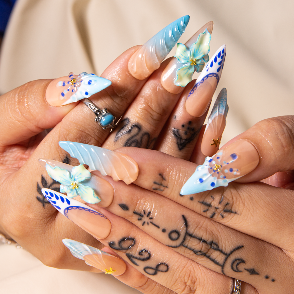 Summer Siren Handmade Nails H551