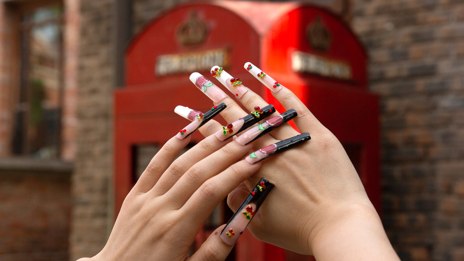 Press-on nails let you express your style.