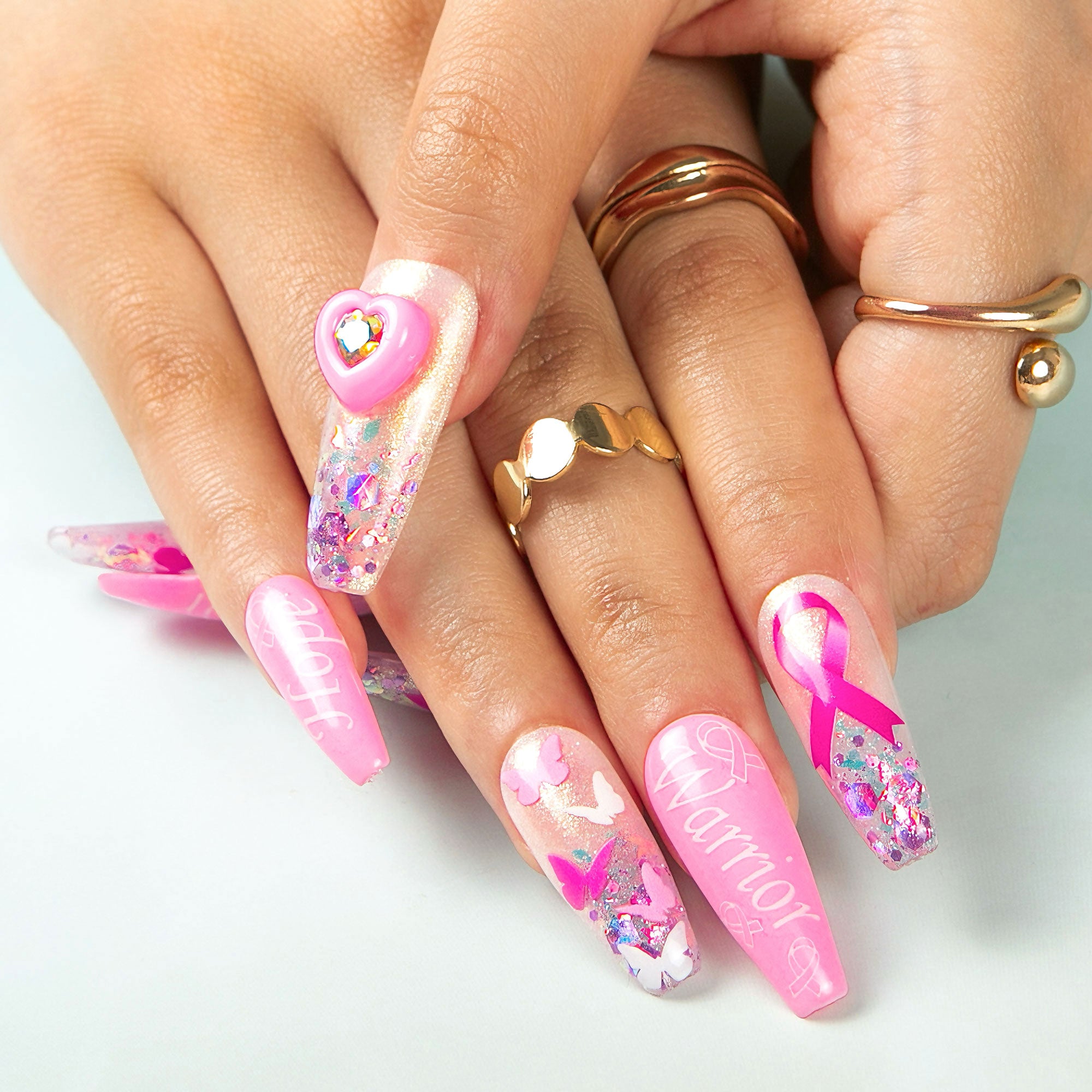 Wings of Hope Handmade Nails H487