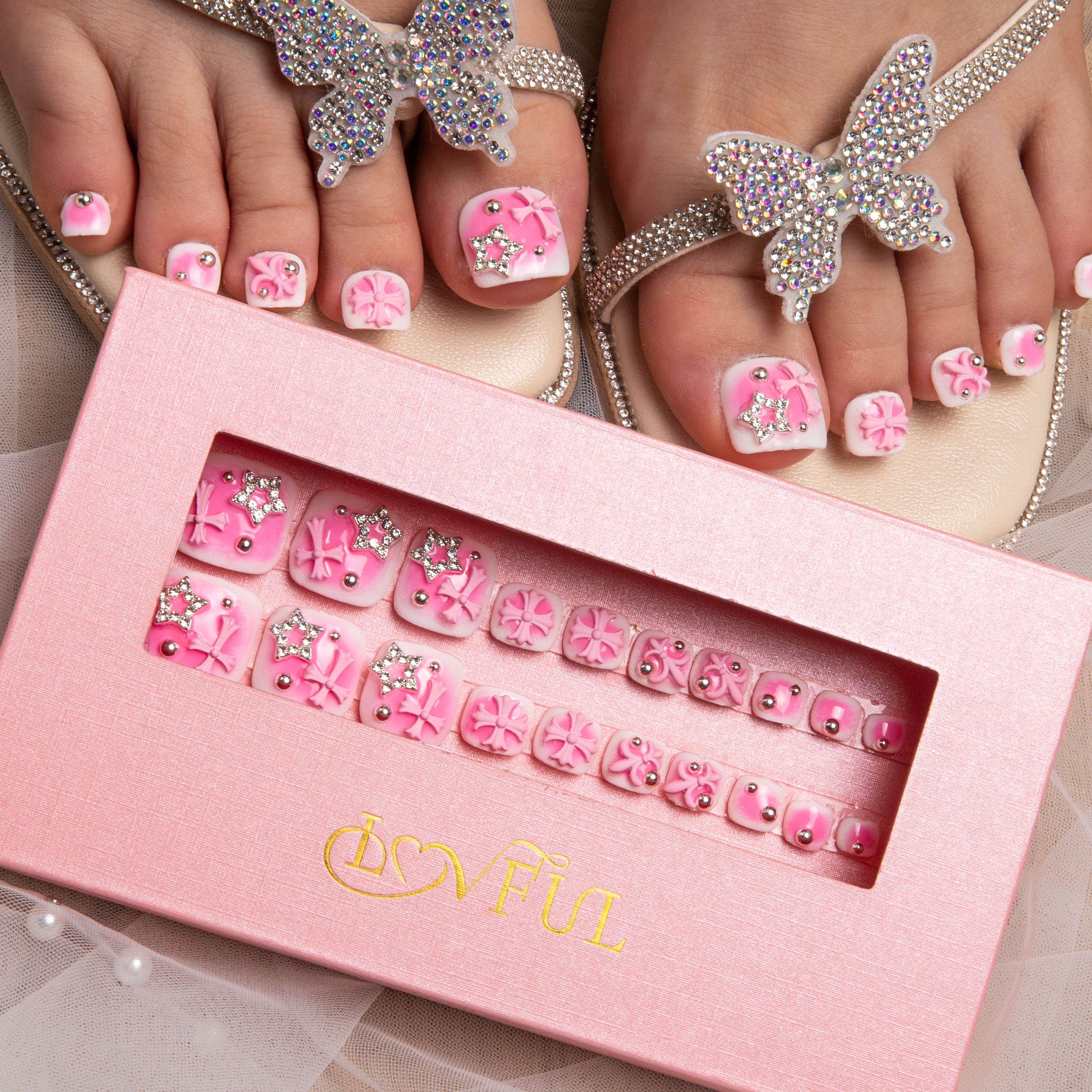 pink bliss pedicure
