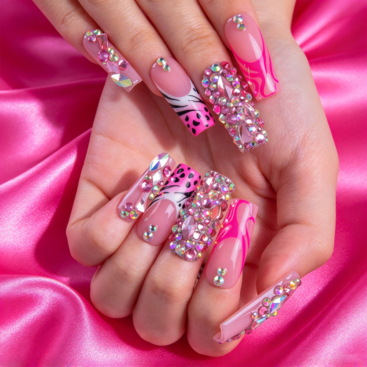Pink Obsession Handmade Nails H949