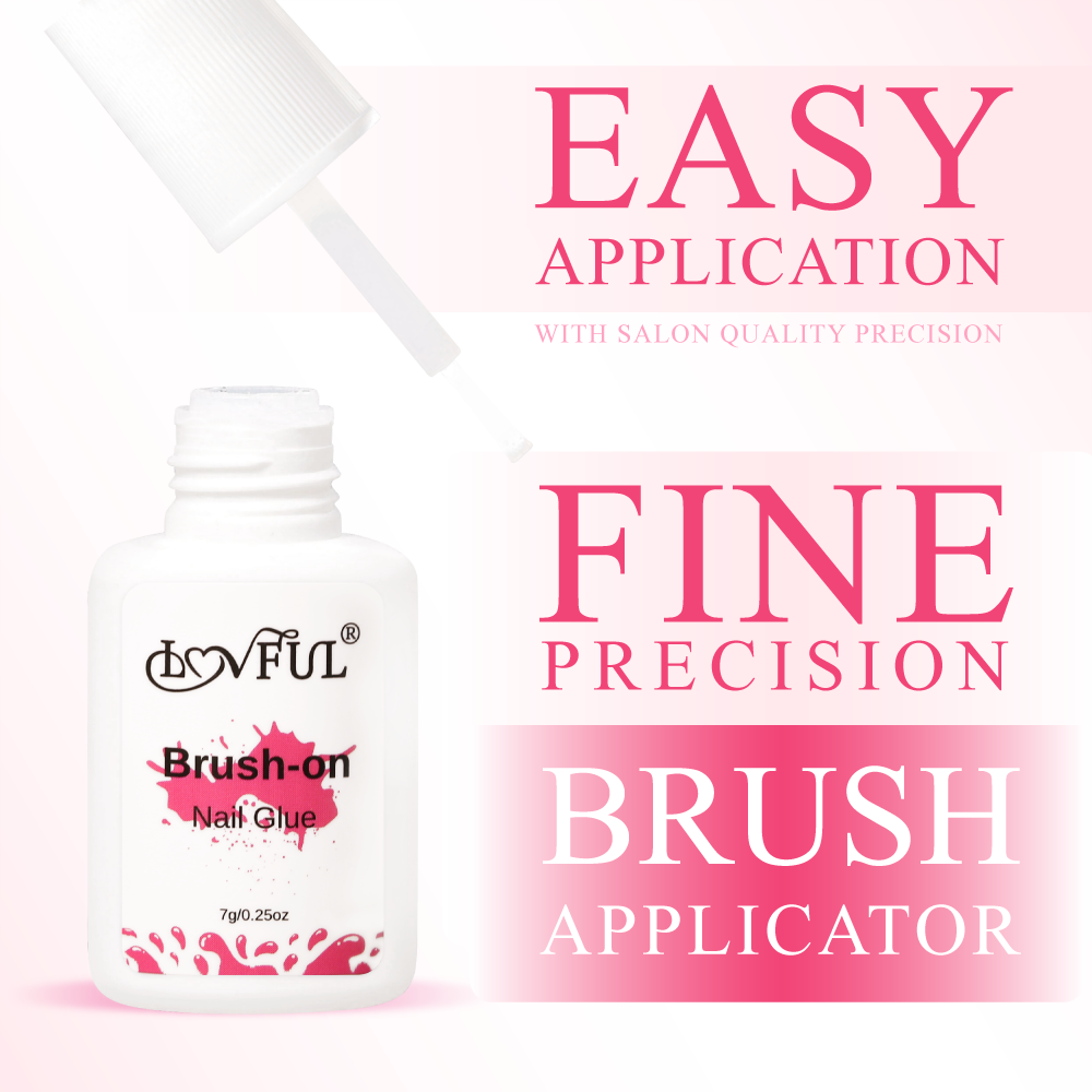 Lovful Brush-on Nail Glue - RTS