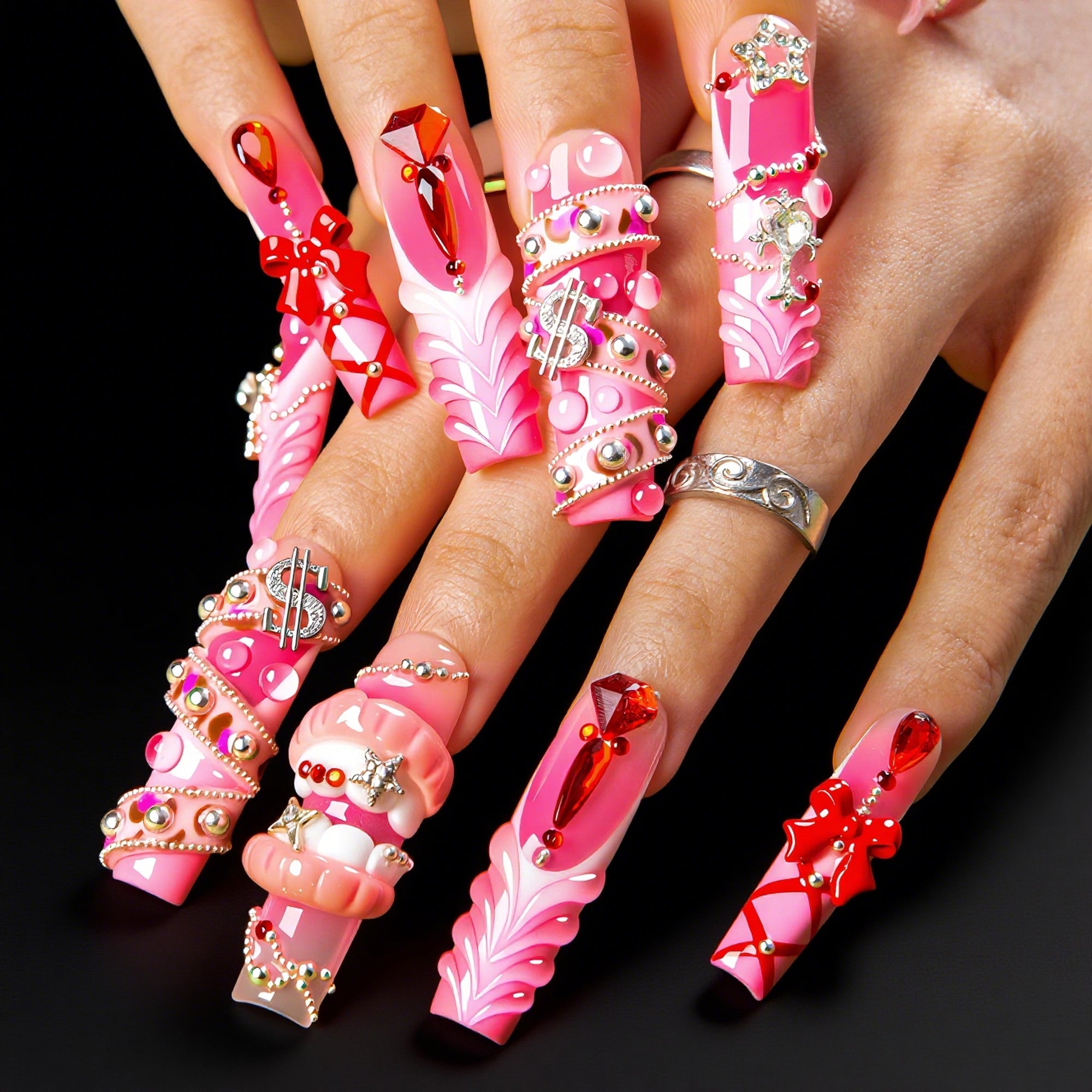 Toxic Princess Era Handmade Nails H604