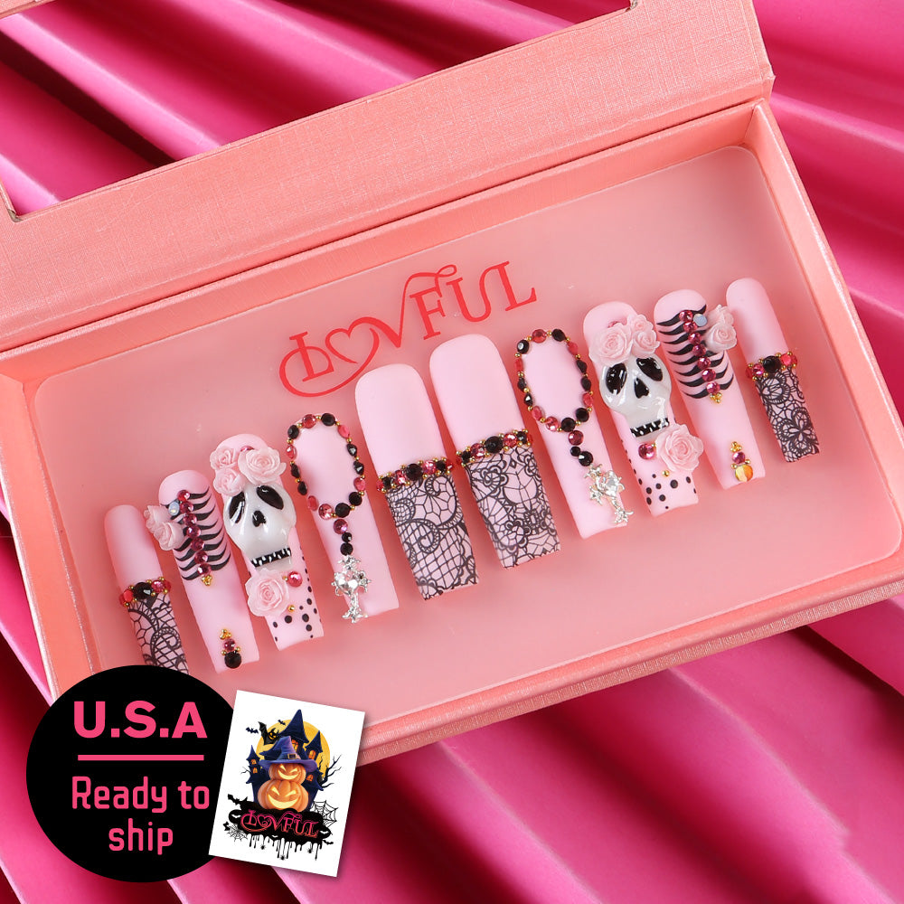 Fatal Allure Handmade Square Nails H660 RTS