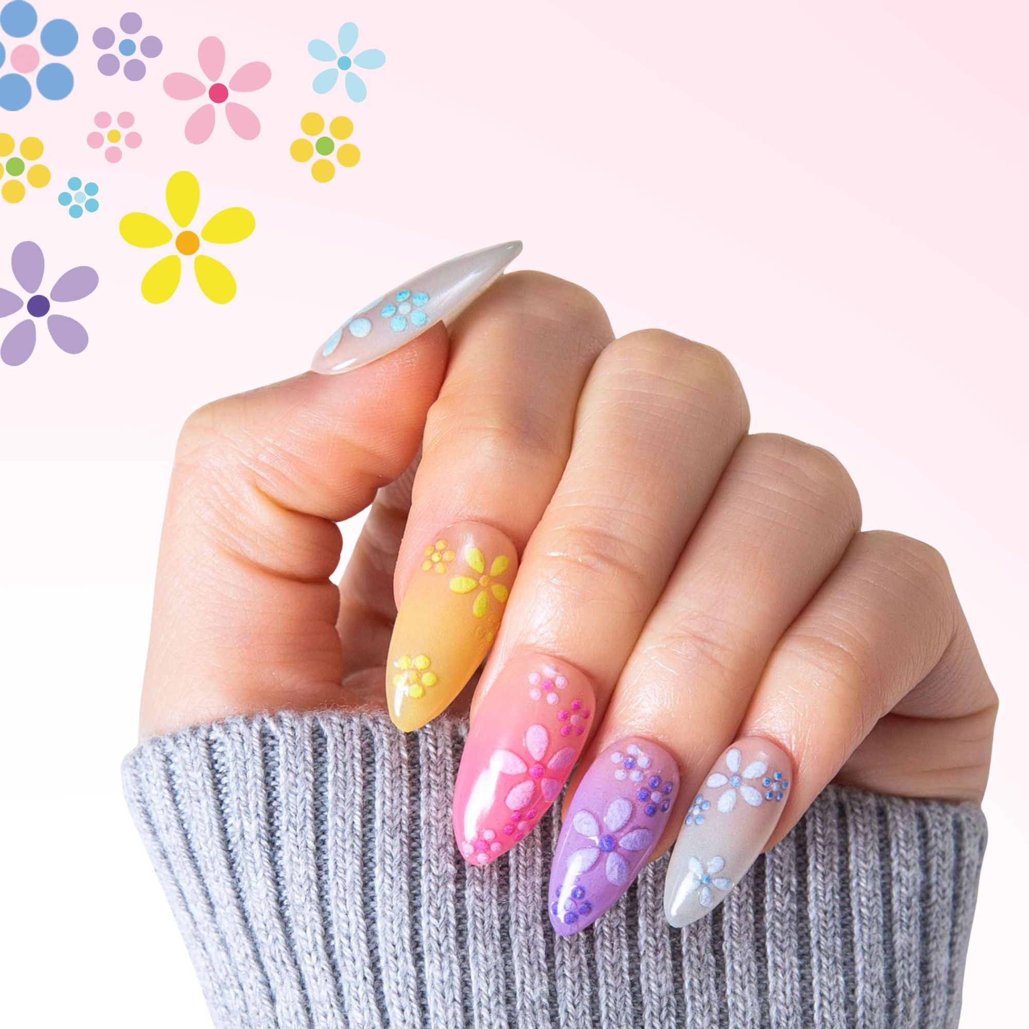 Daisy Daze Handmade Nails H401