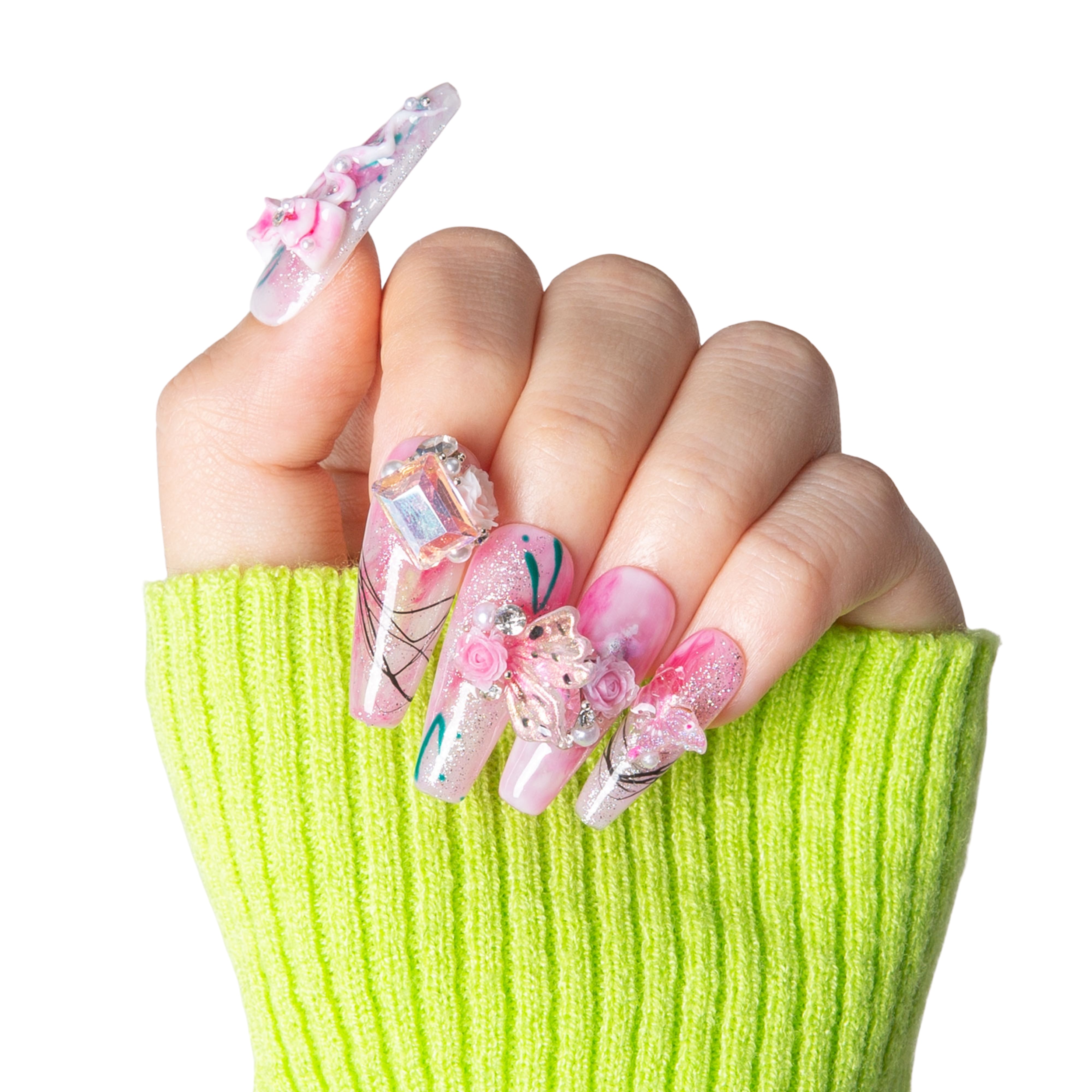 Victorian’s  Dreams Handmade Nails H462