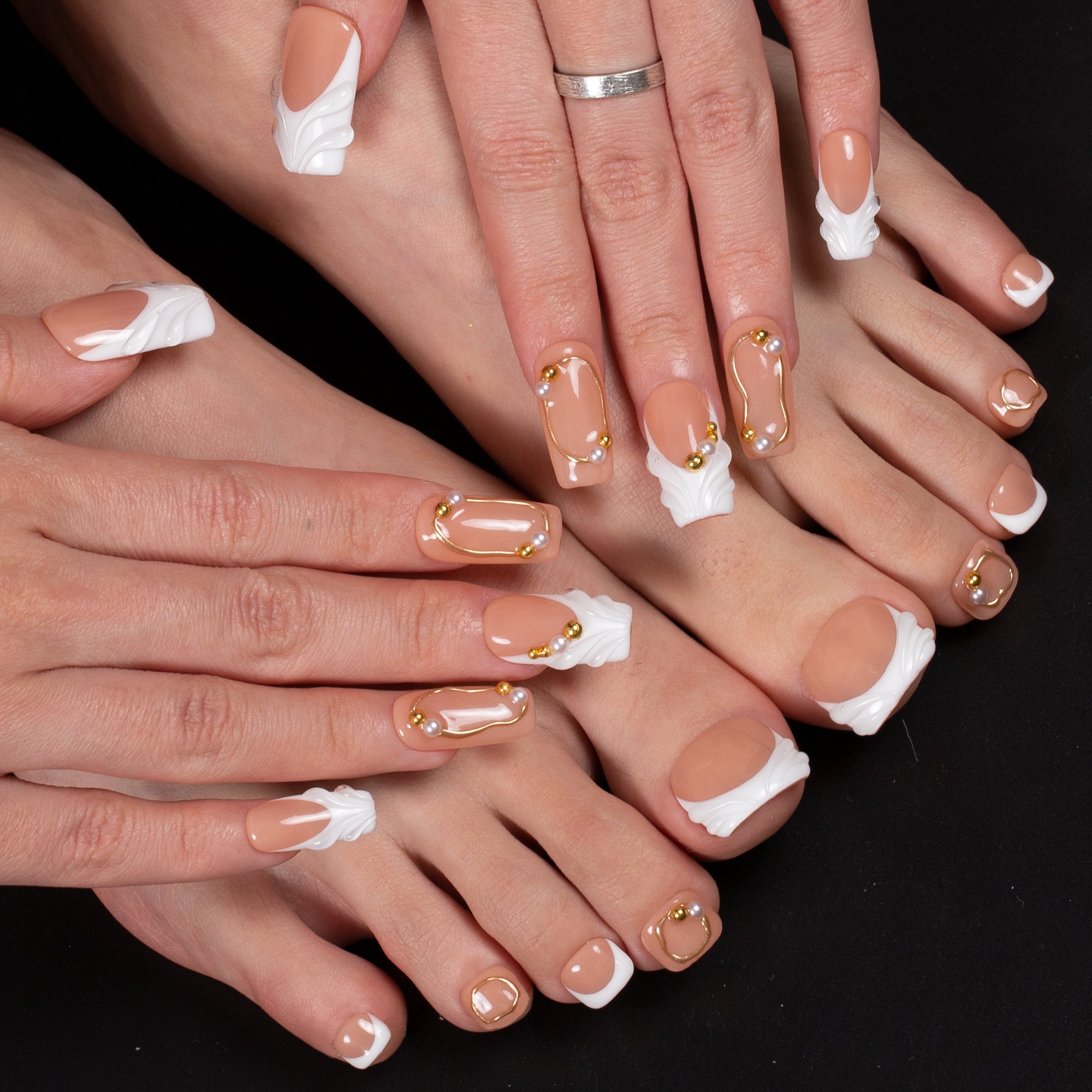 Everyday Heartfelt Combo Set Handmade Nails H666+T666