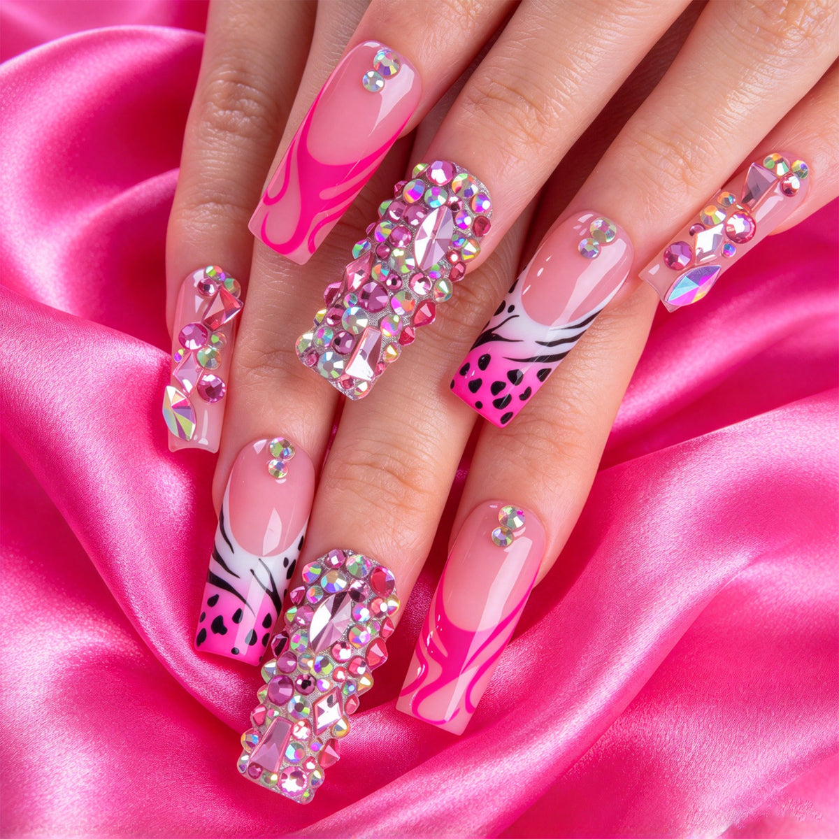 Pink Obsession Handmade Nails H949