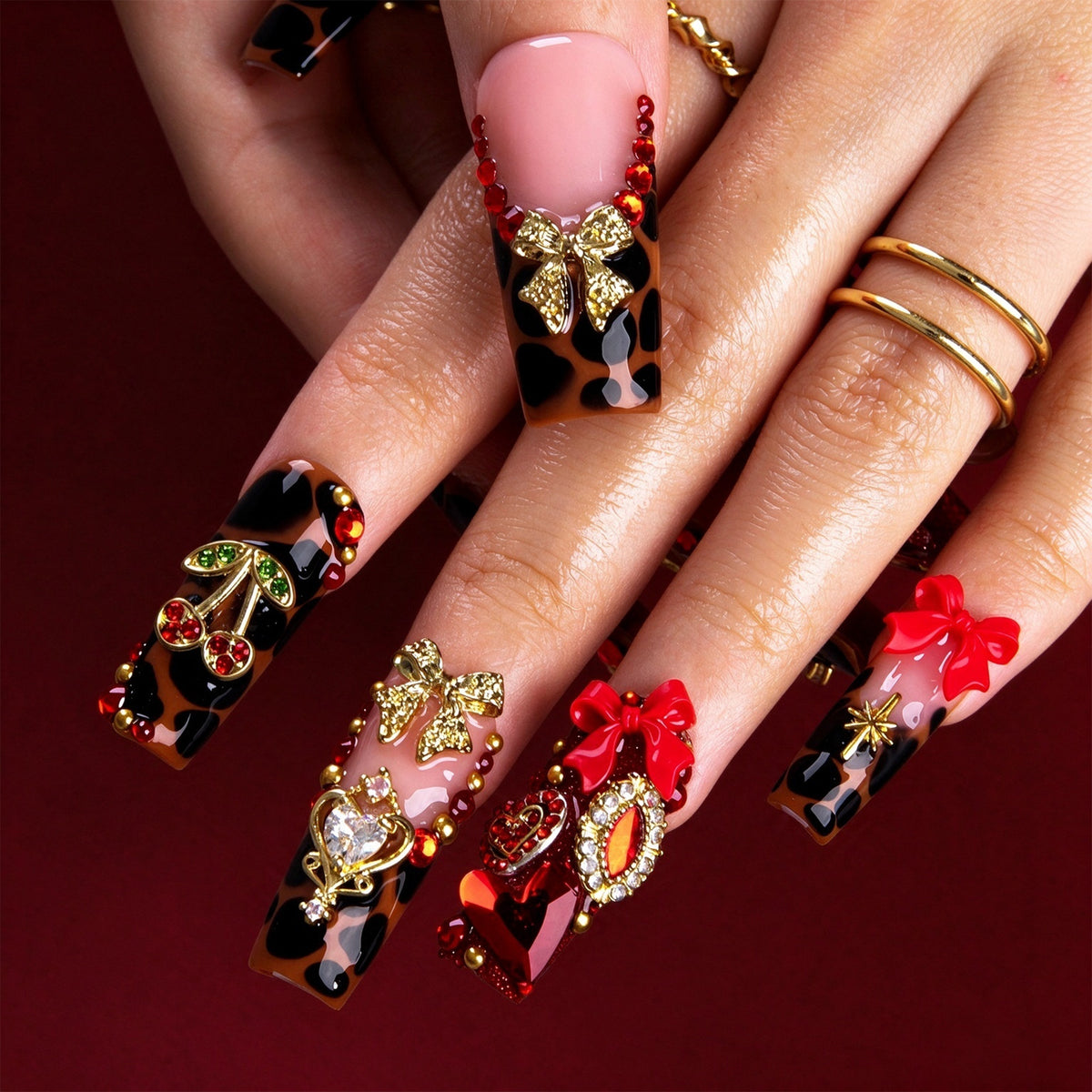 Scarlet Darling Handmade Nails H971