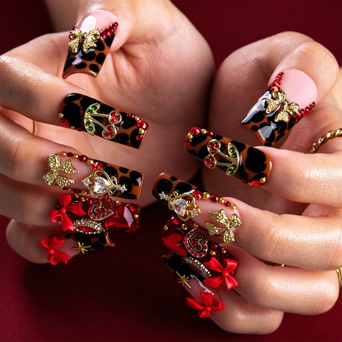 Scarlet Darling Handmade Nails H971