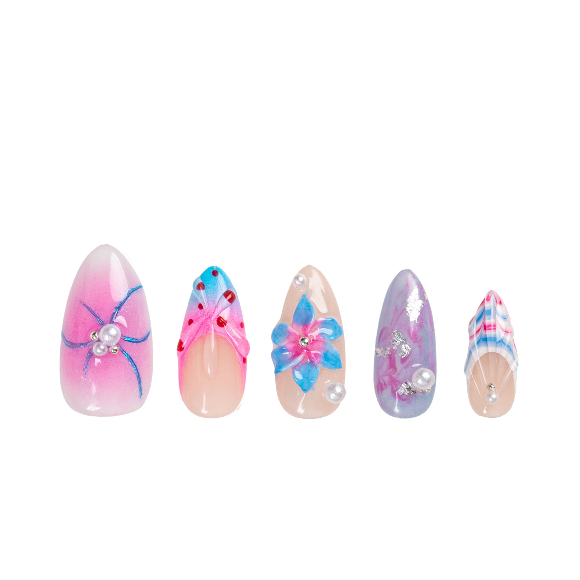 Mermaid’s Mood Handmade Nails H549