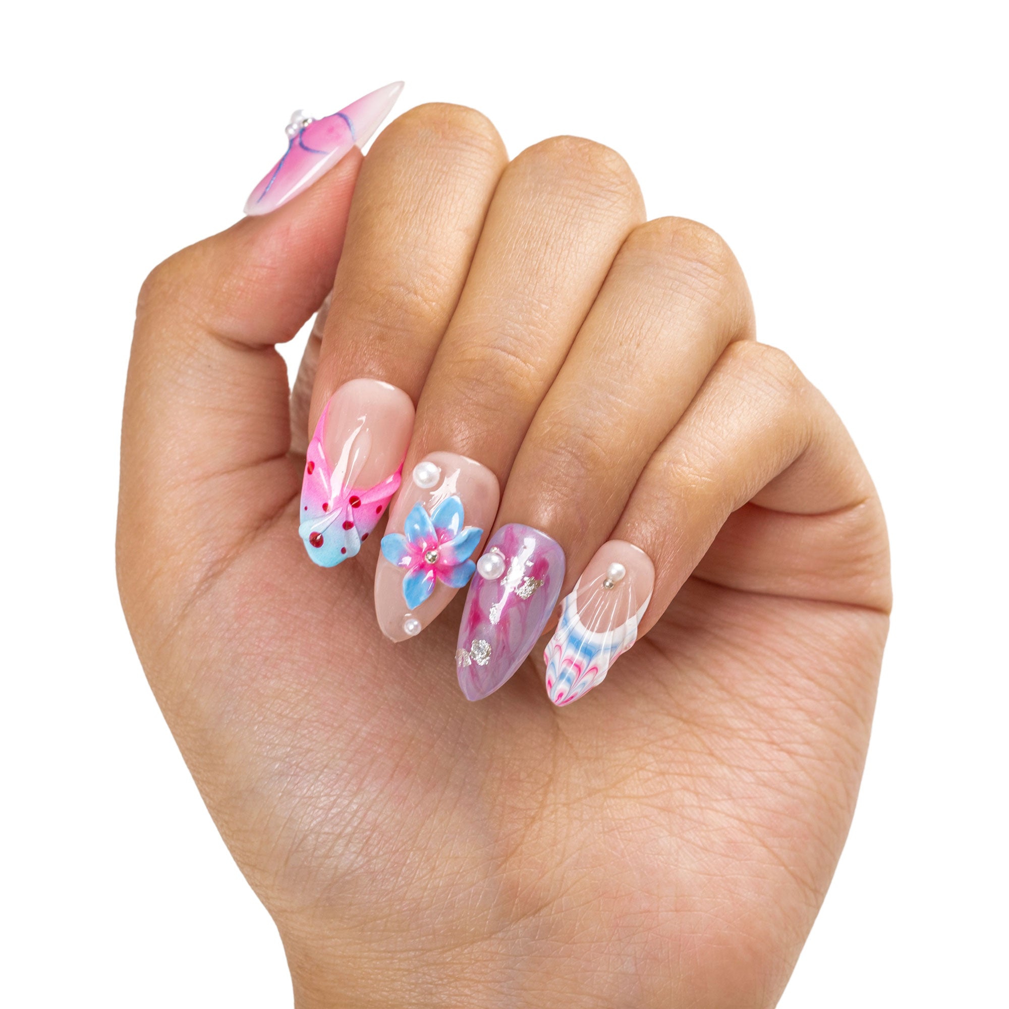 Mermaid’s Mood Handmade Nails H549