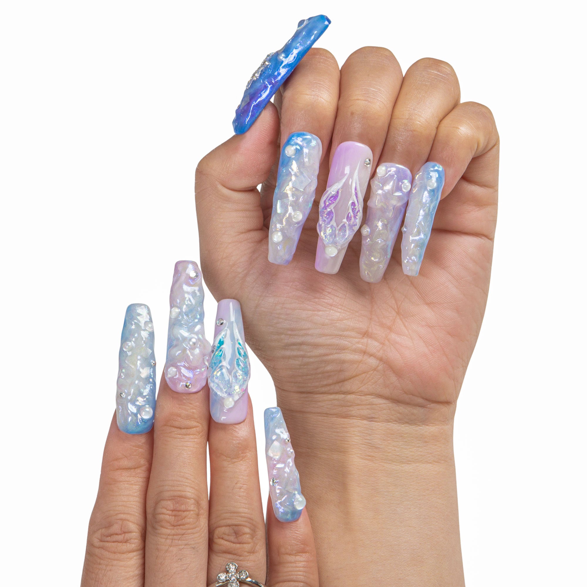 Piscis Moonrise Club Handmade Nails H592