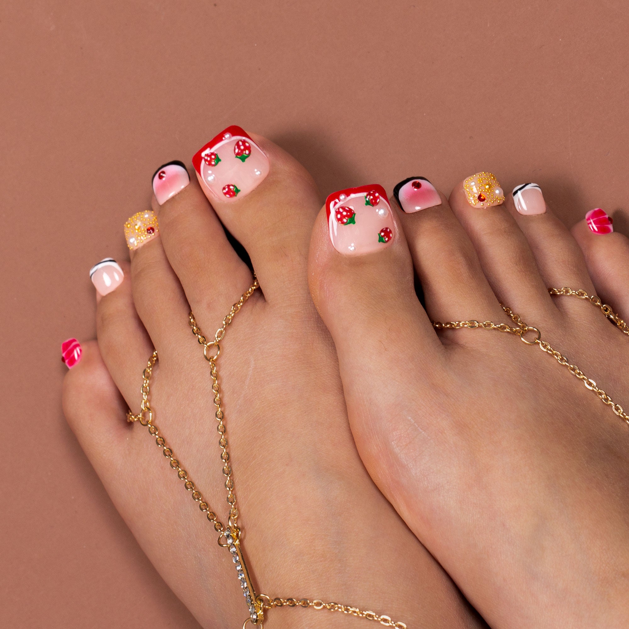 Eversweet Glitz T469 Toe Nails