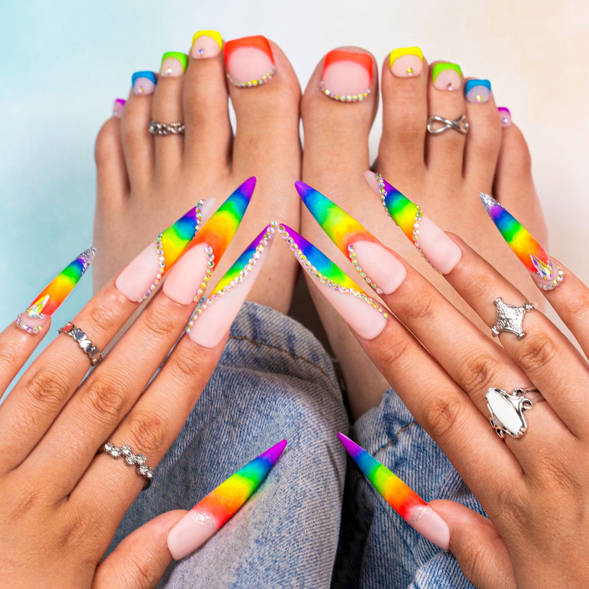 Stand Up & Speak Out Combo Set Handmade Nails H565+T565