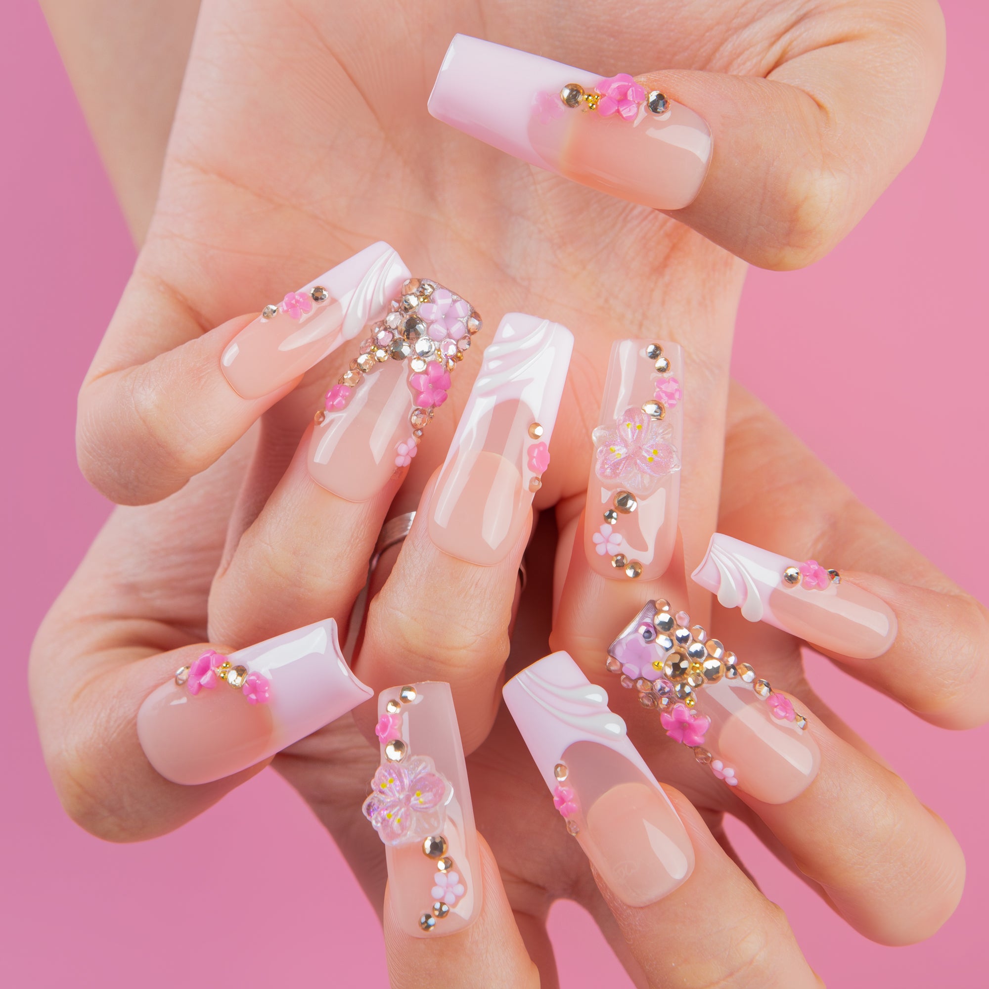 Rose Dew Handmade Nails H789