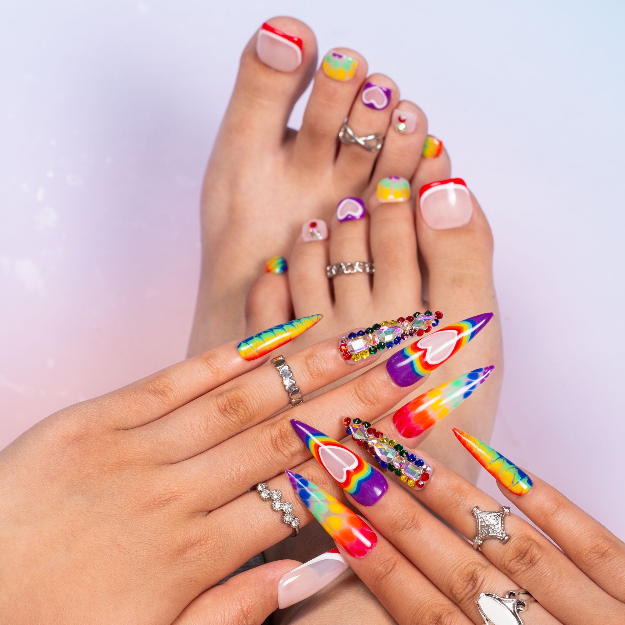 Be You Combo Set Handmade Nails H567+T567