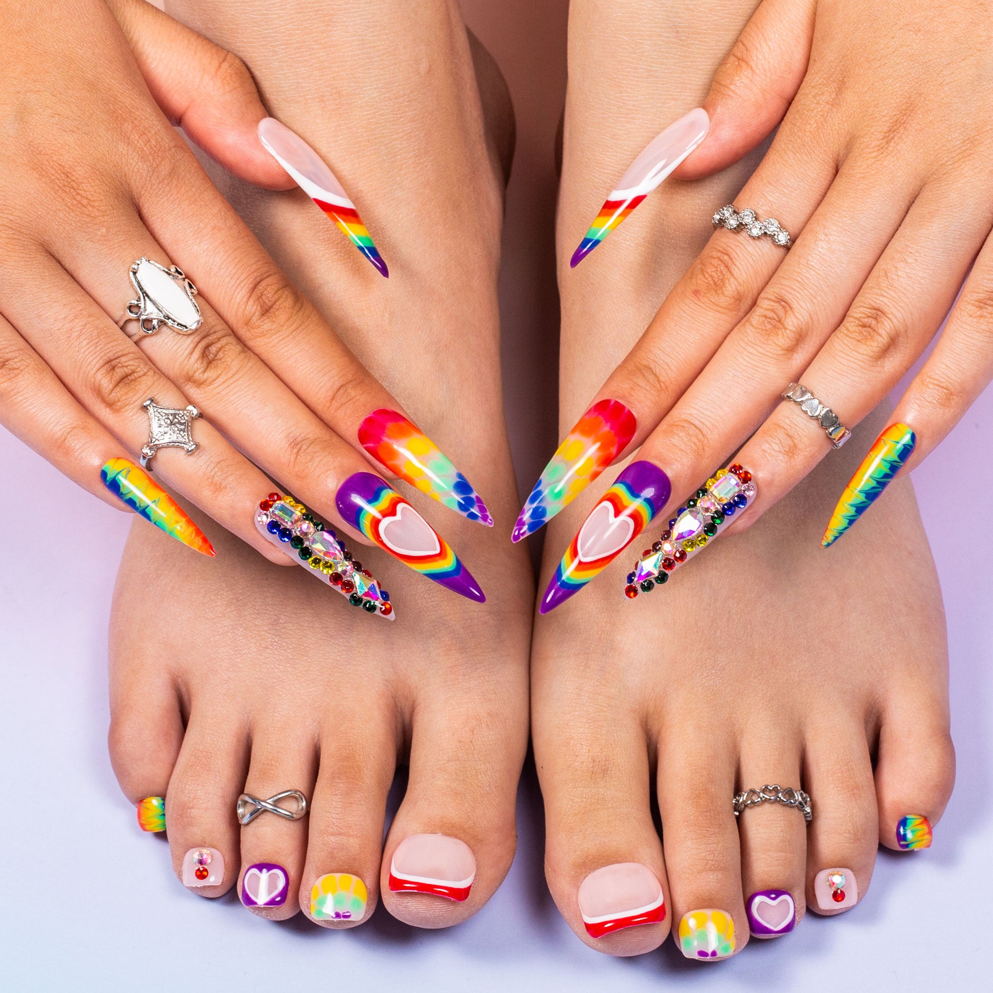 Be You Combo Set Handmade Nails H567+T567