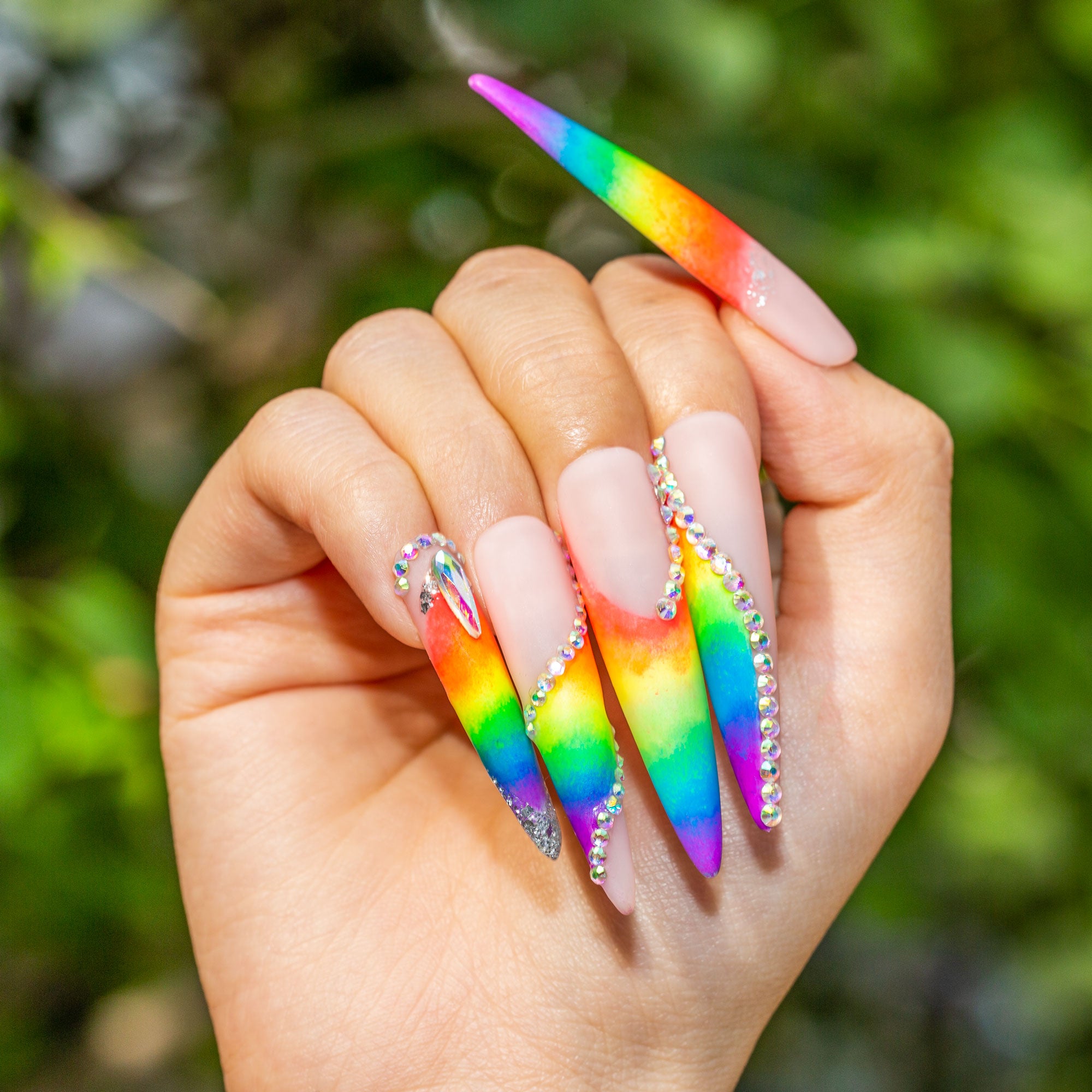 Stand Up & Speak Out Handmade Nails H565