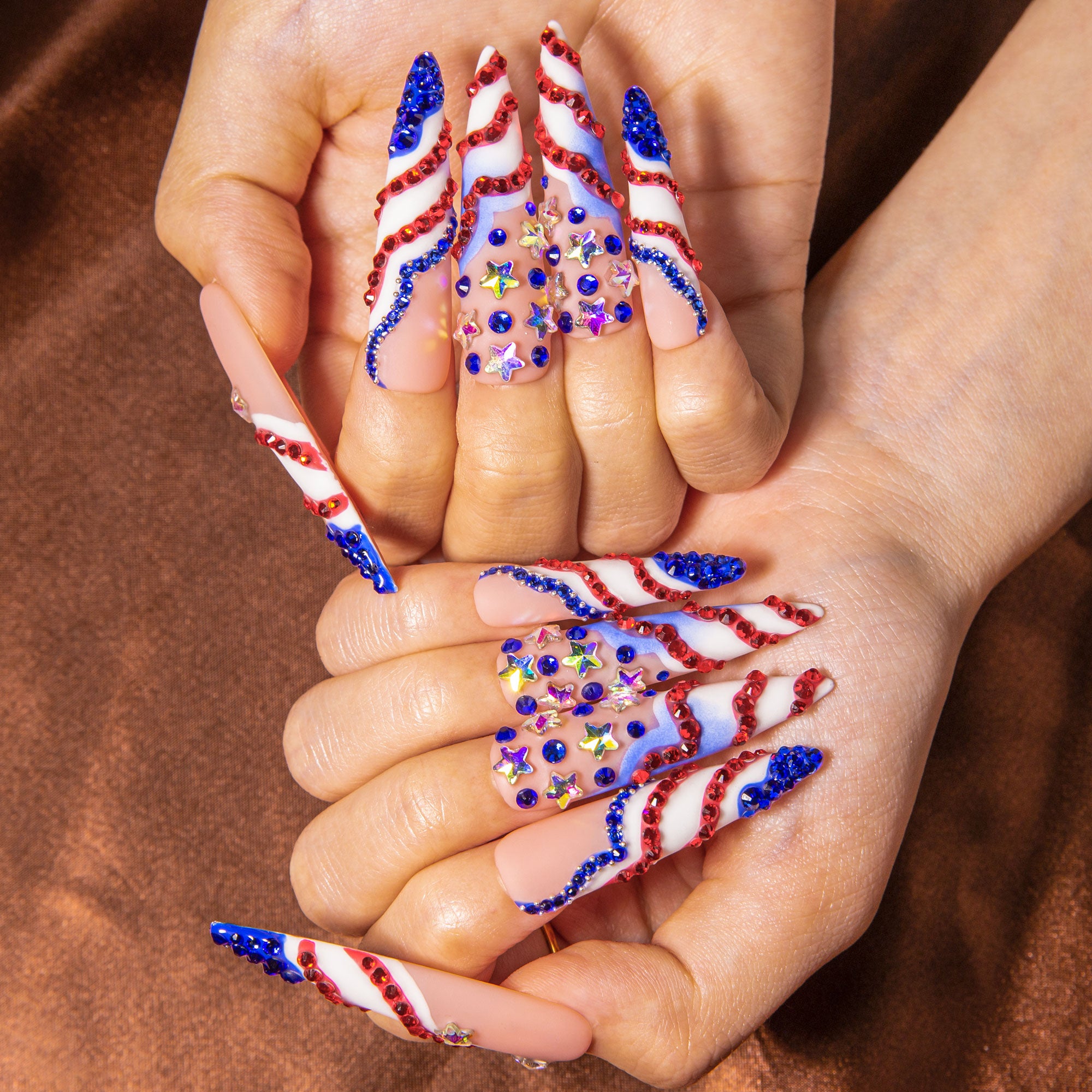 Drippin’ in Freedom Handmade Nails H601