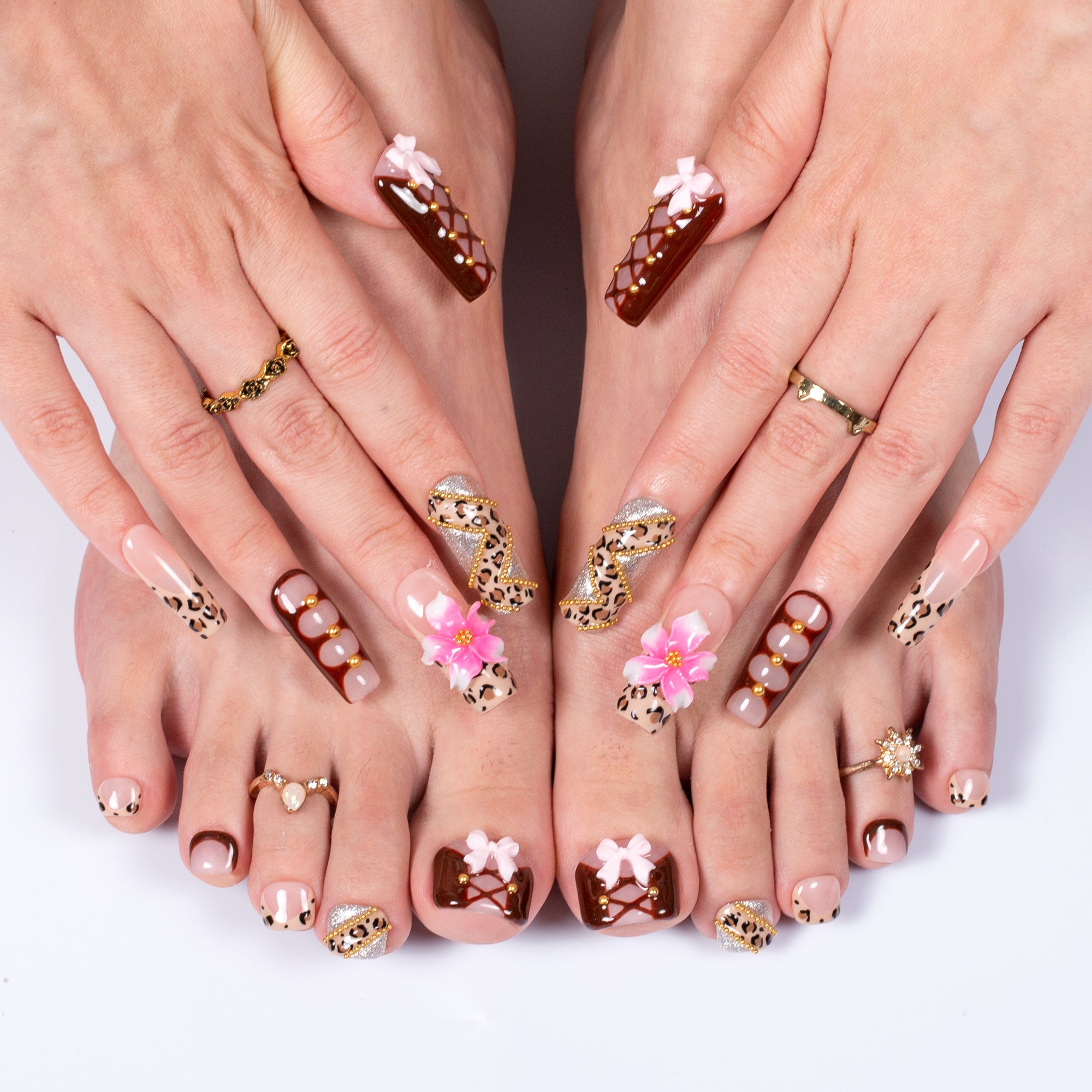 Lovful Interdit Combo Set Handmade Nails H657+T657