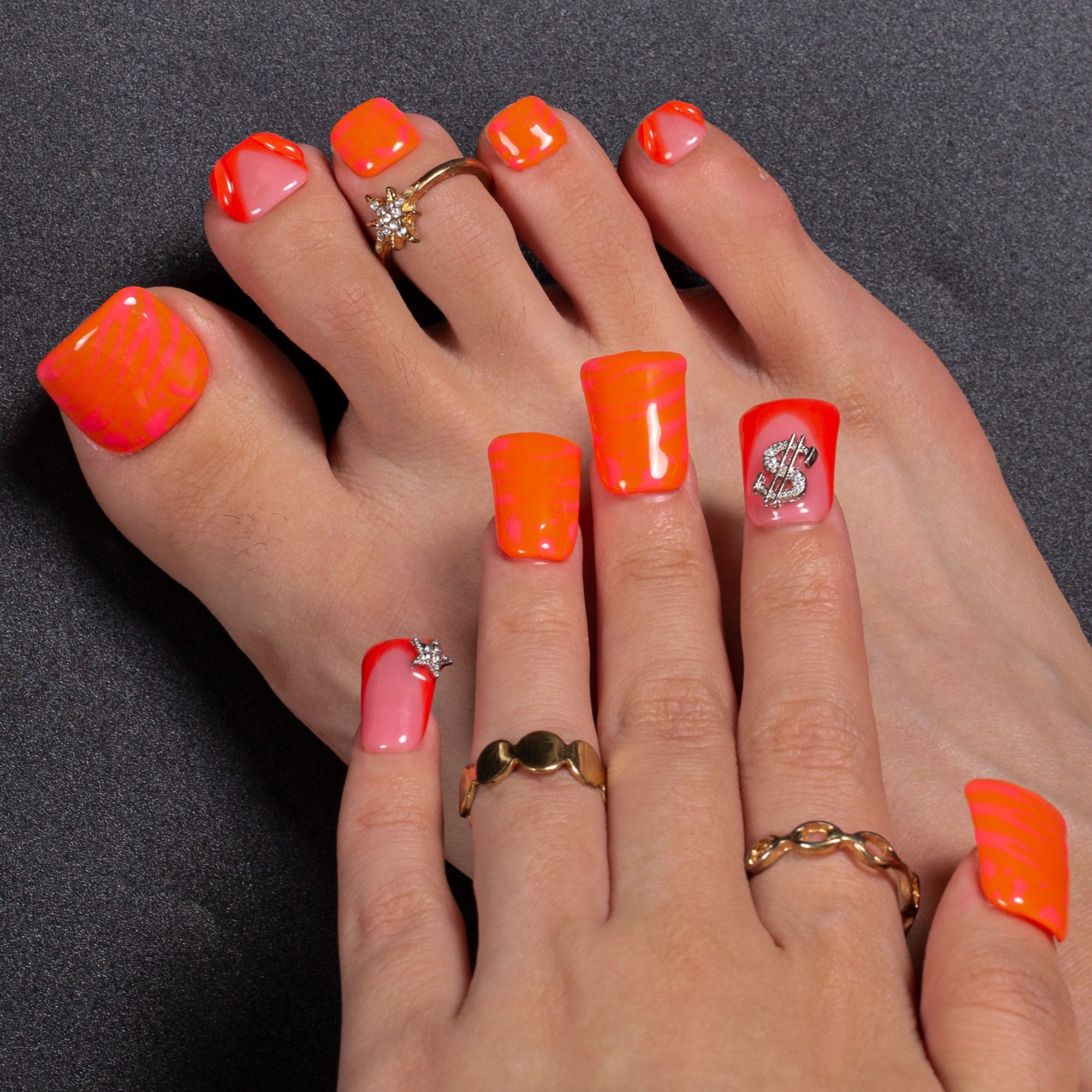 Vacation Behavior Only Combo Set Handmade Nails H582+T582