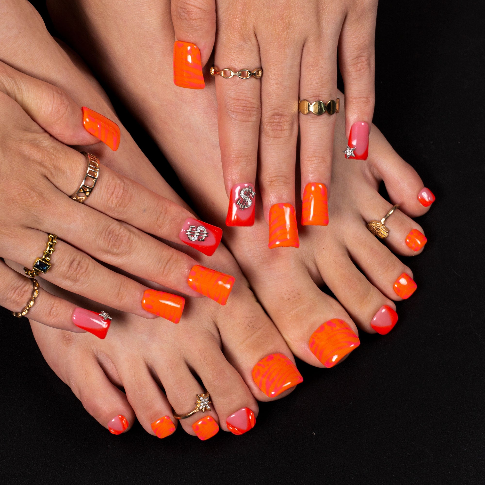 Vacation Behavior Only Combo Set Handmade Nails H582+T582