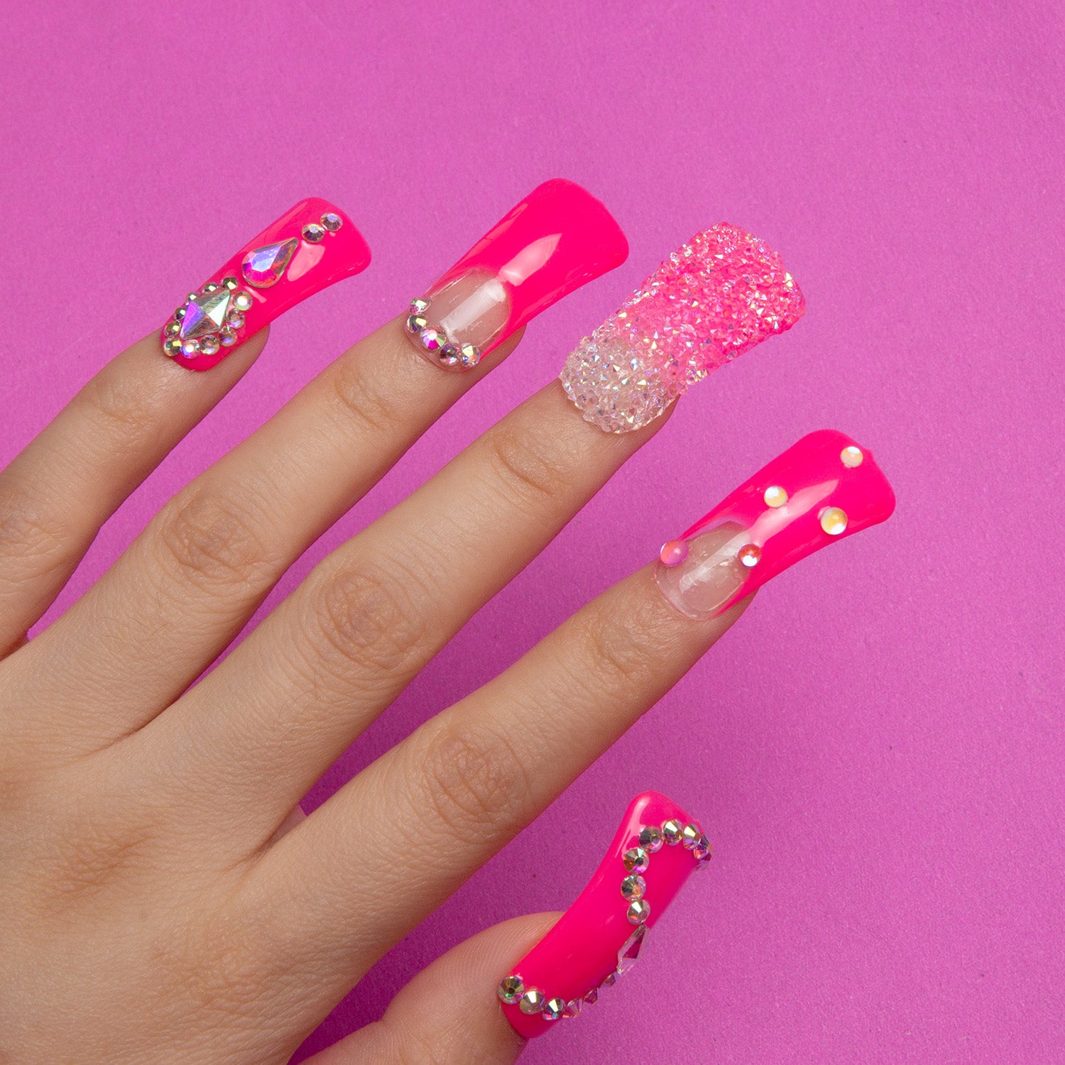 Pink Typhoon Handmade Duck Nails H38