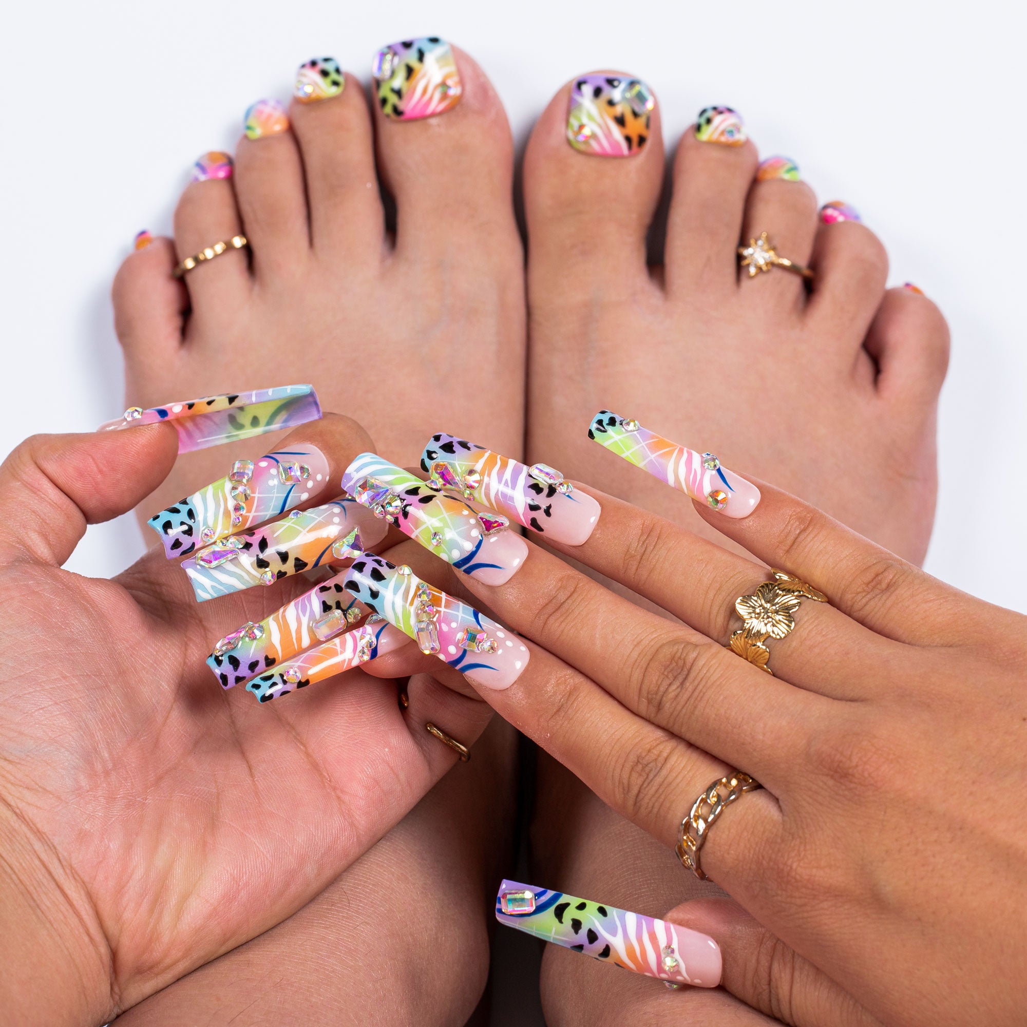 Hyper Animalia Combo Set Handmade Nails H610+T610