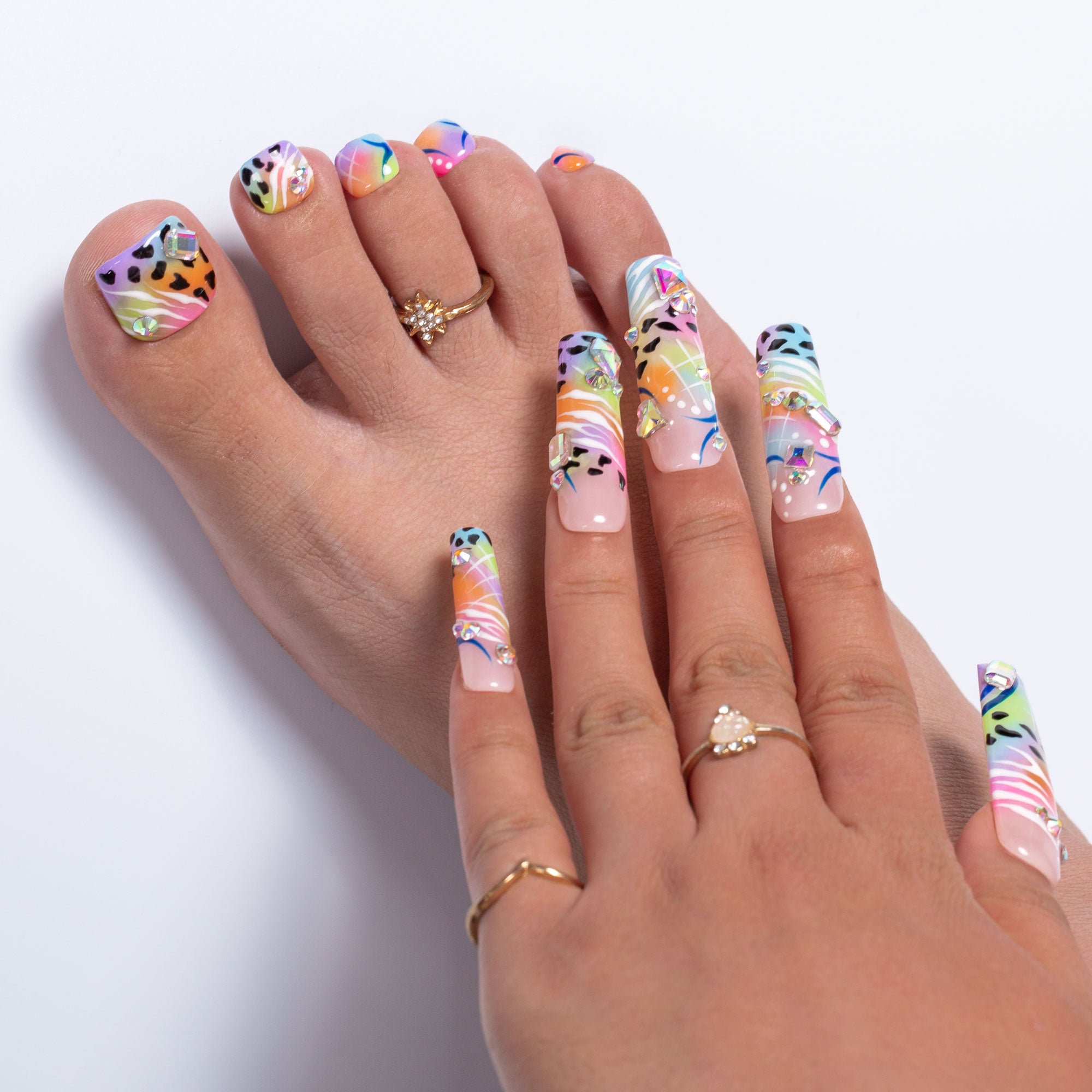 Hyper Animalia Combo Set Handmade Nails H610+T610