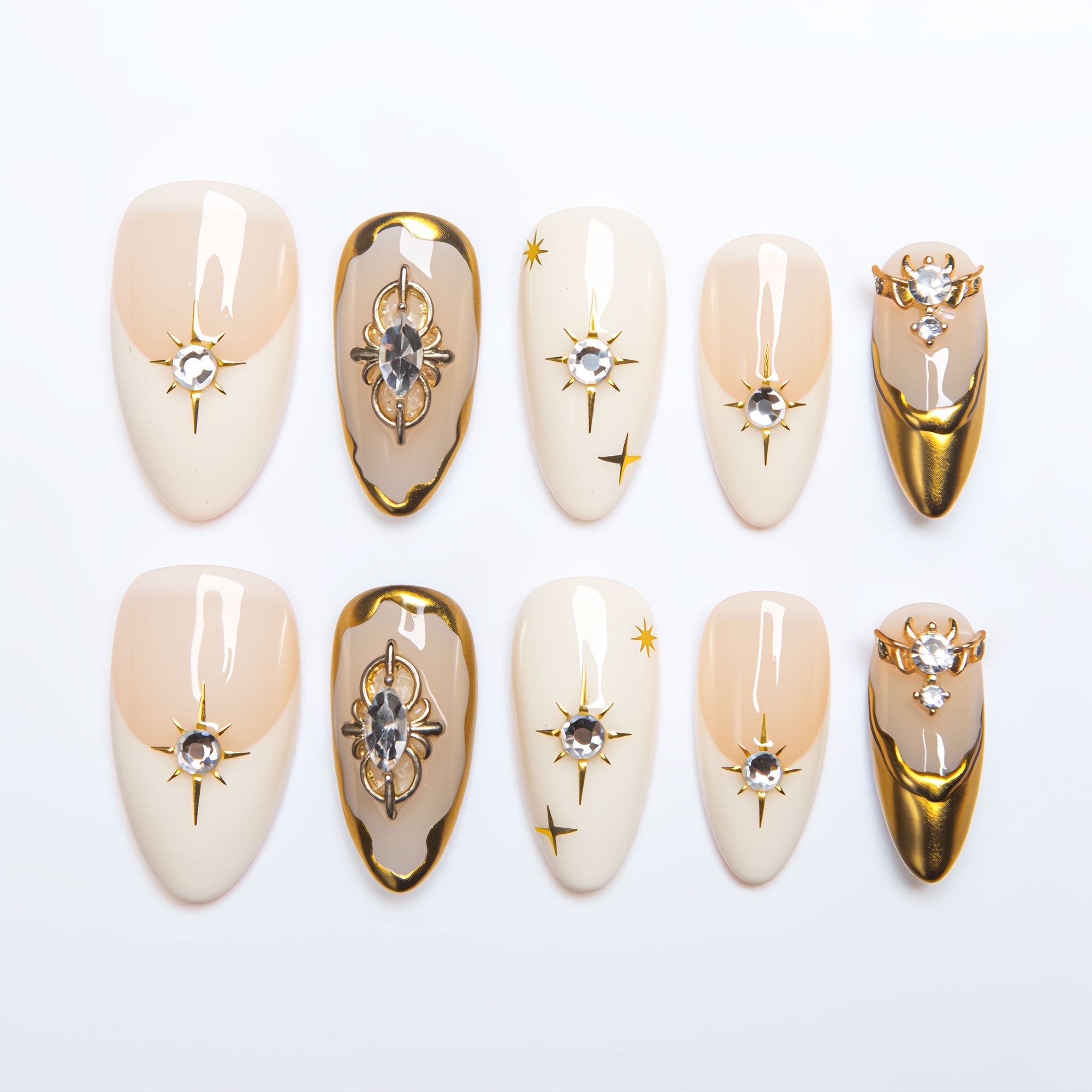Temptress Aura Handmade Press on Nails H506