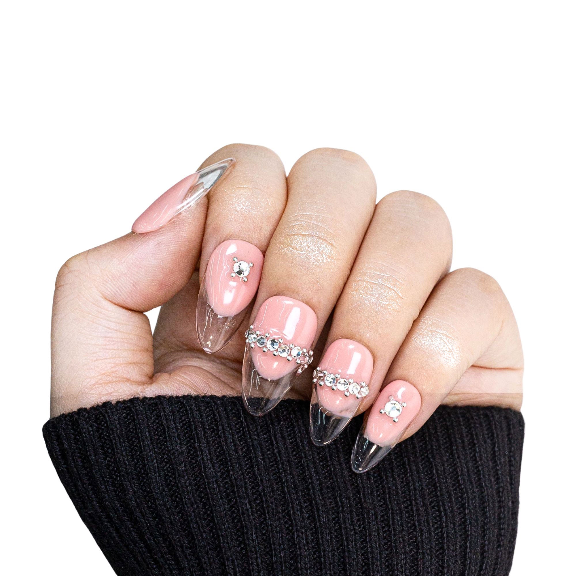 Transparent Soul Handmade Nails H396