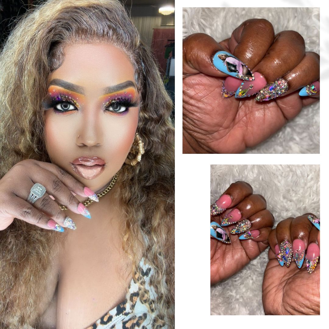 @modelkatfree x Lovful Creator Collab Modelkat Handmade Nails C056