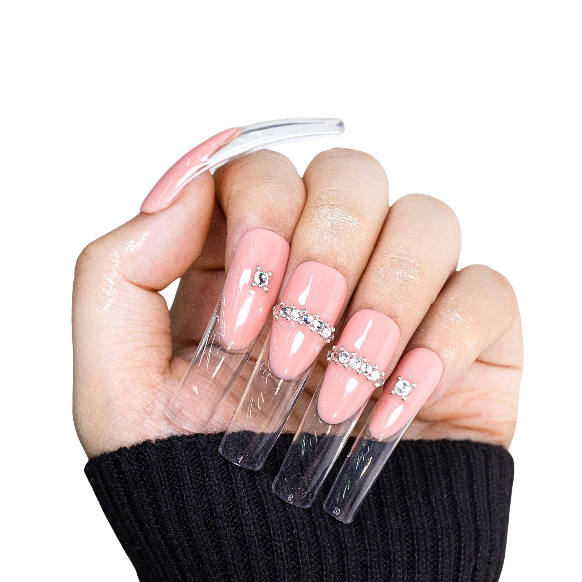 Transparent Soul Handmade Nails H396