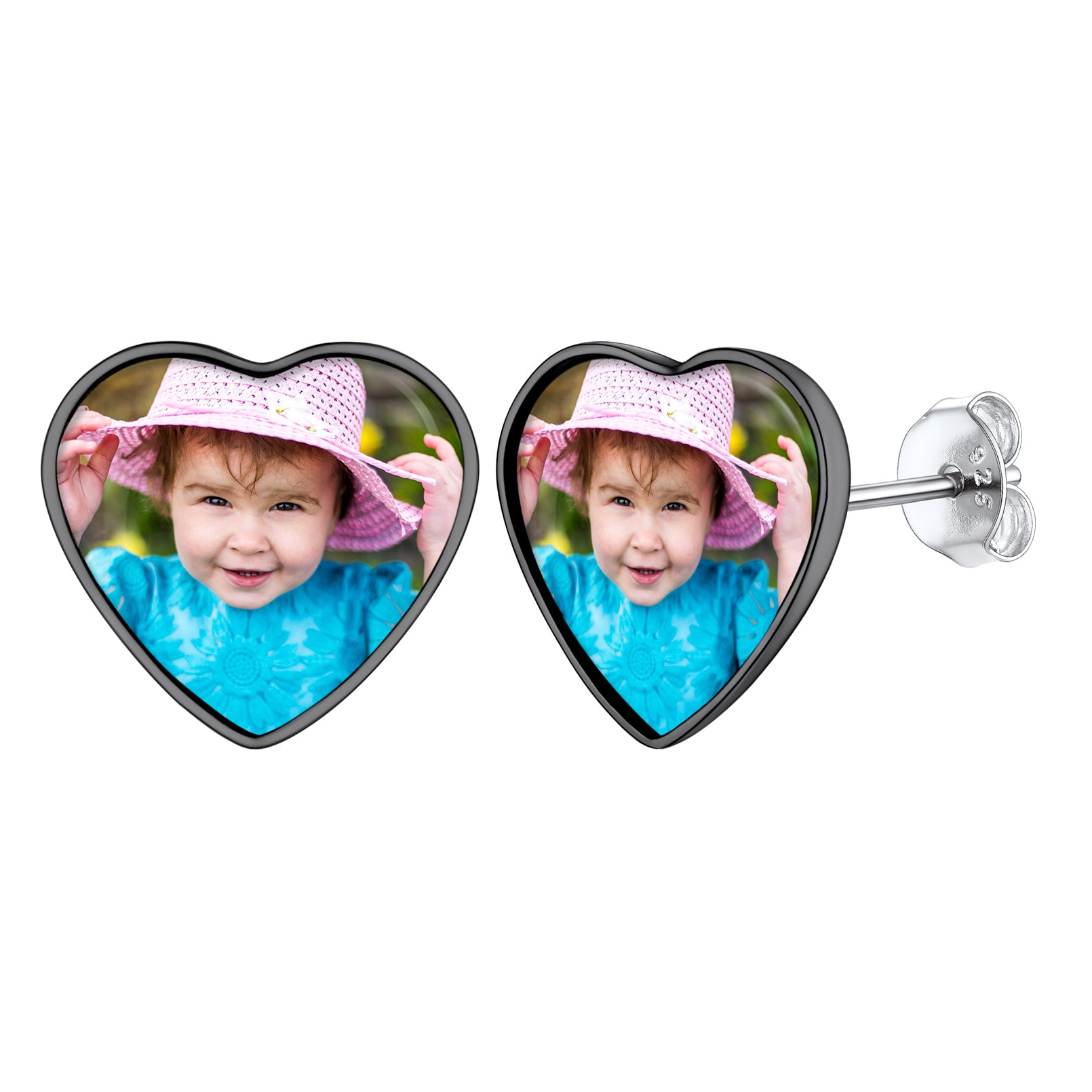 Customized Heart Earrings