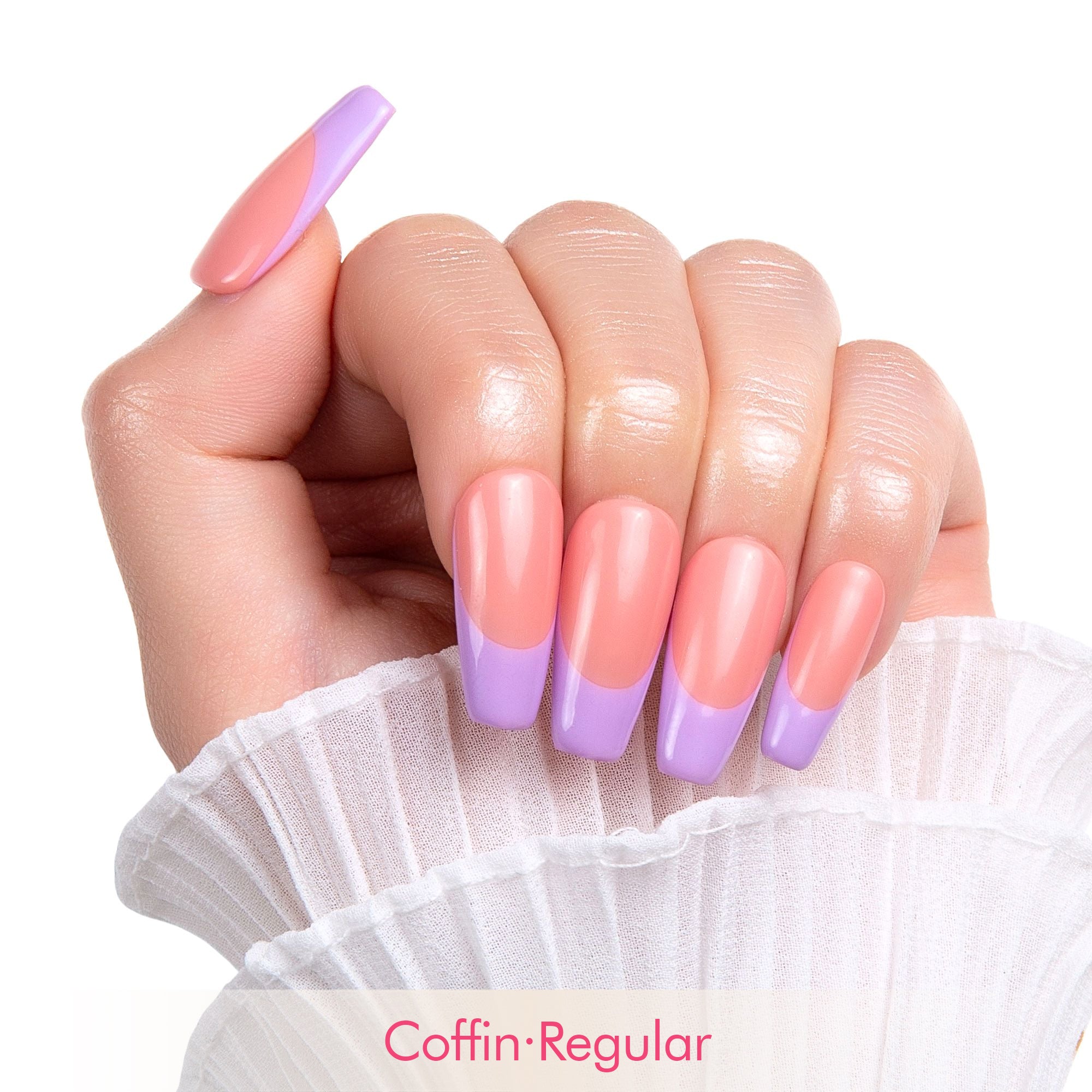 Sunset Stroll Handmade Nails F001