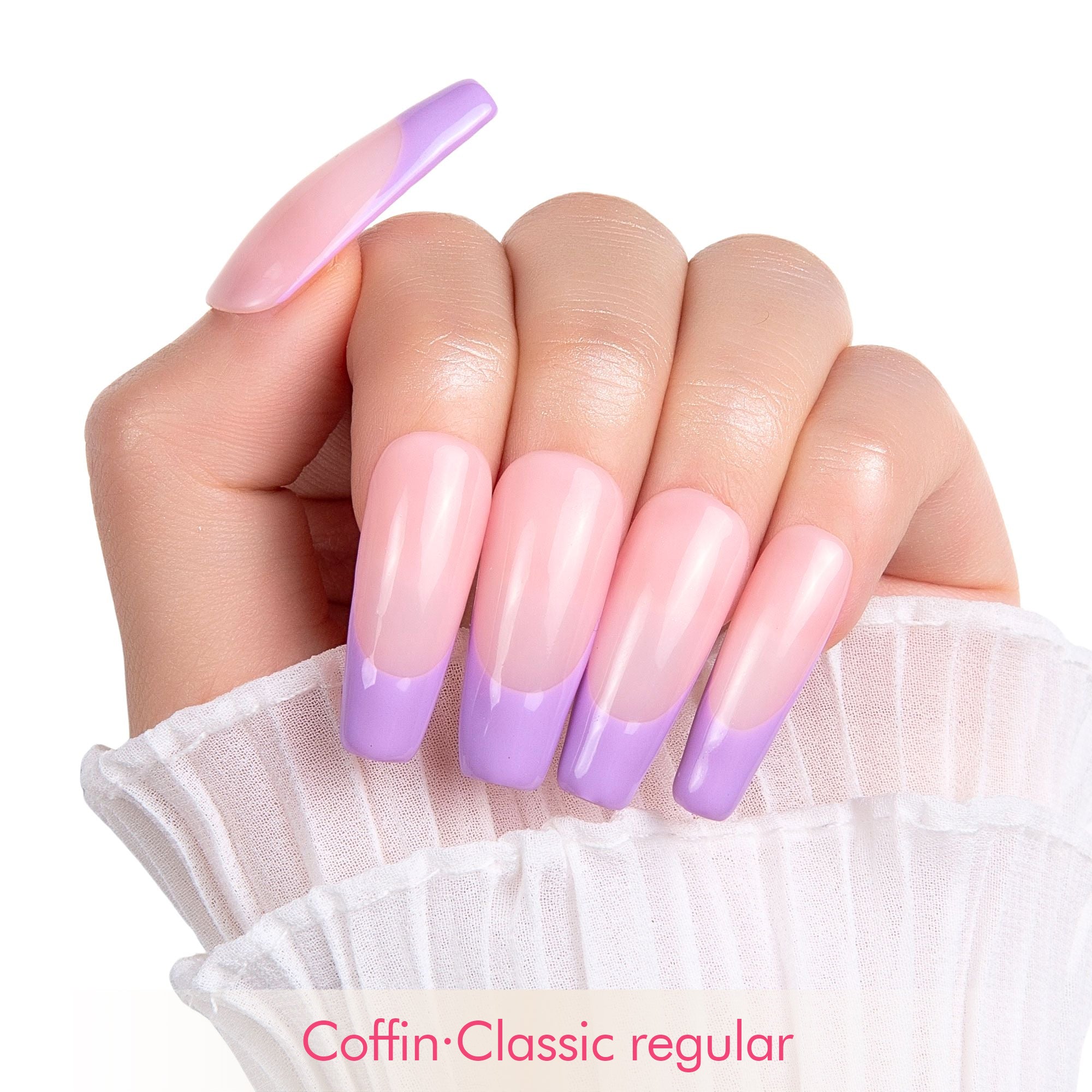 Lavander Bliss Handmade Nails F002